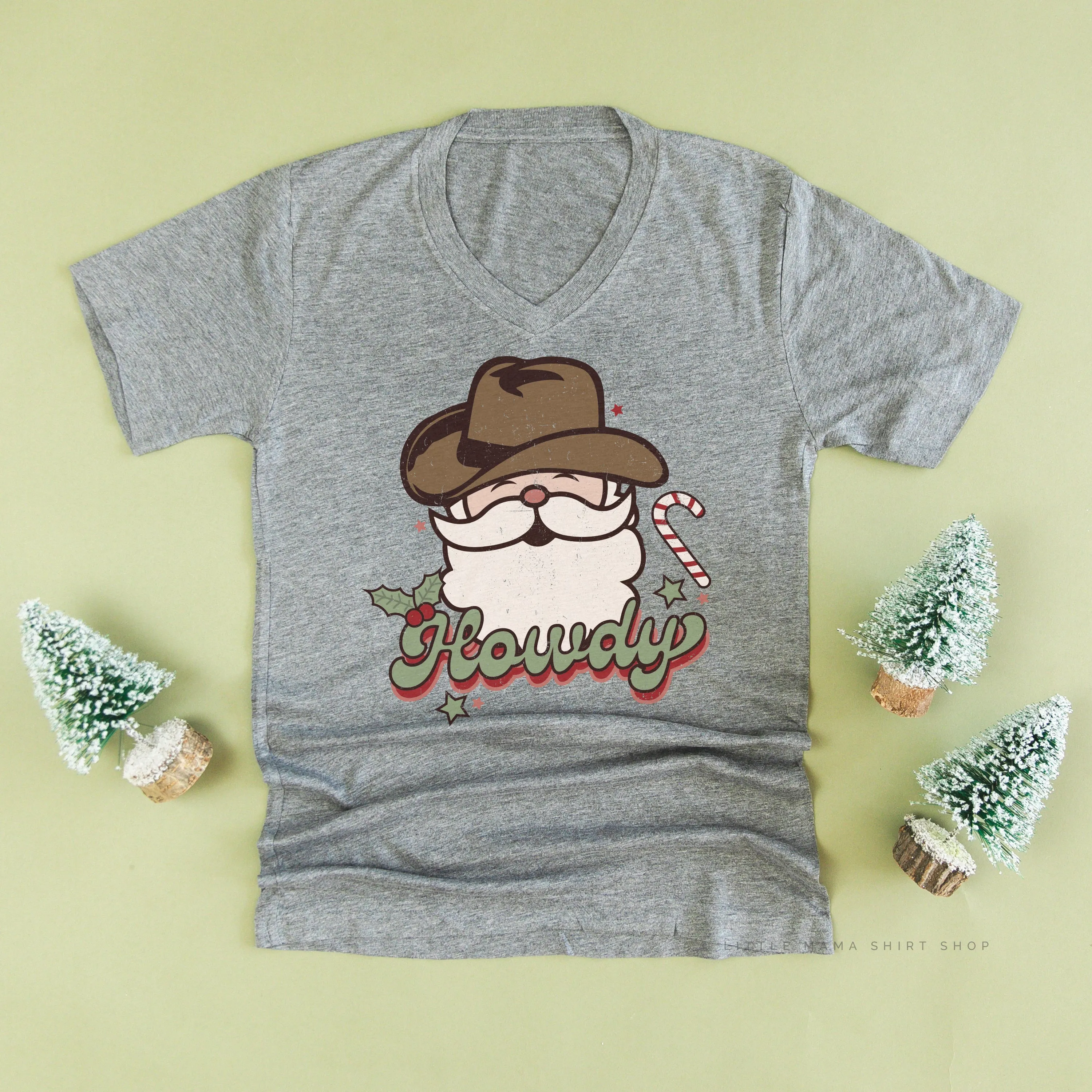 Howdy - Cowboy Santa - Unisex Tee