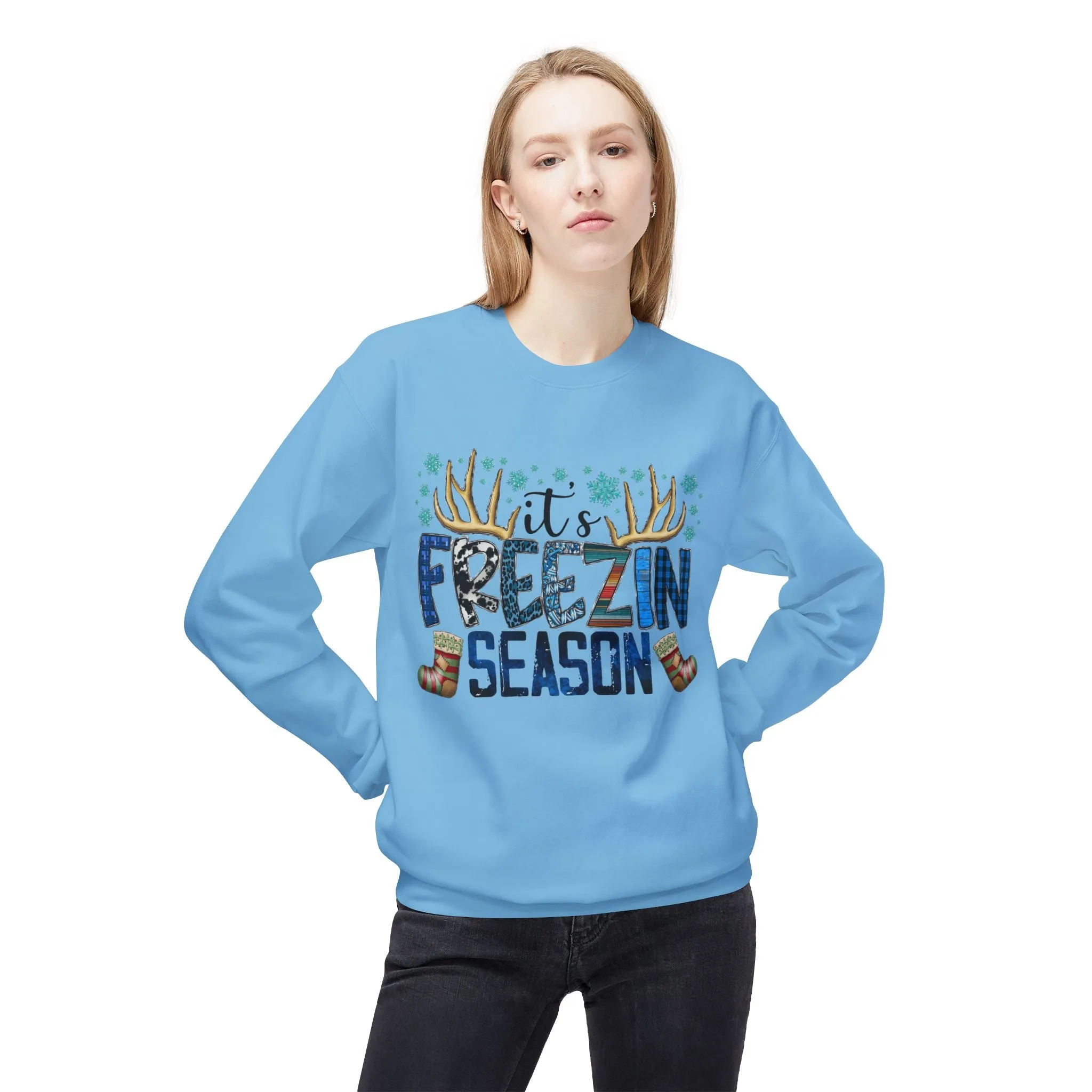 It's Freezing Season Western Style Women's Sweatshirt