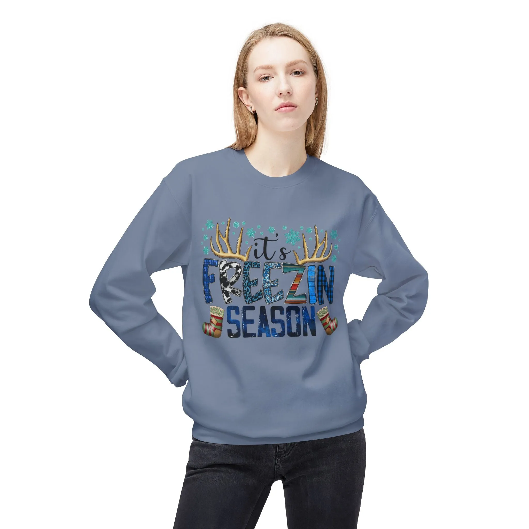 It's Freezing Season Western Style Women's Sweatshirt