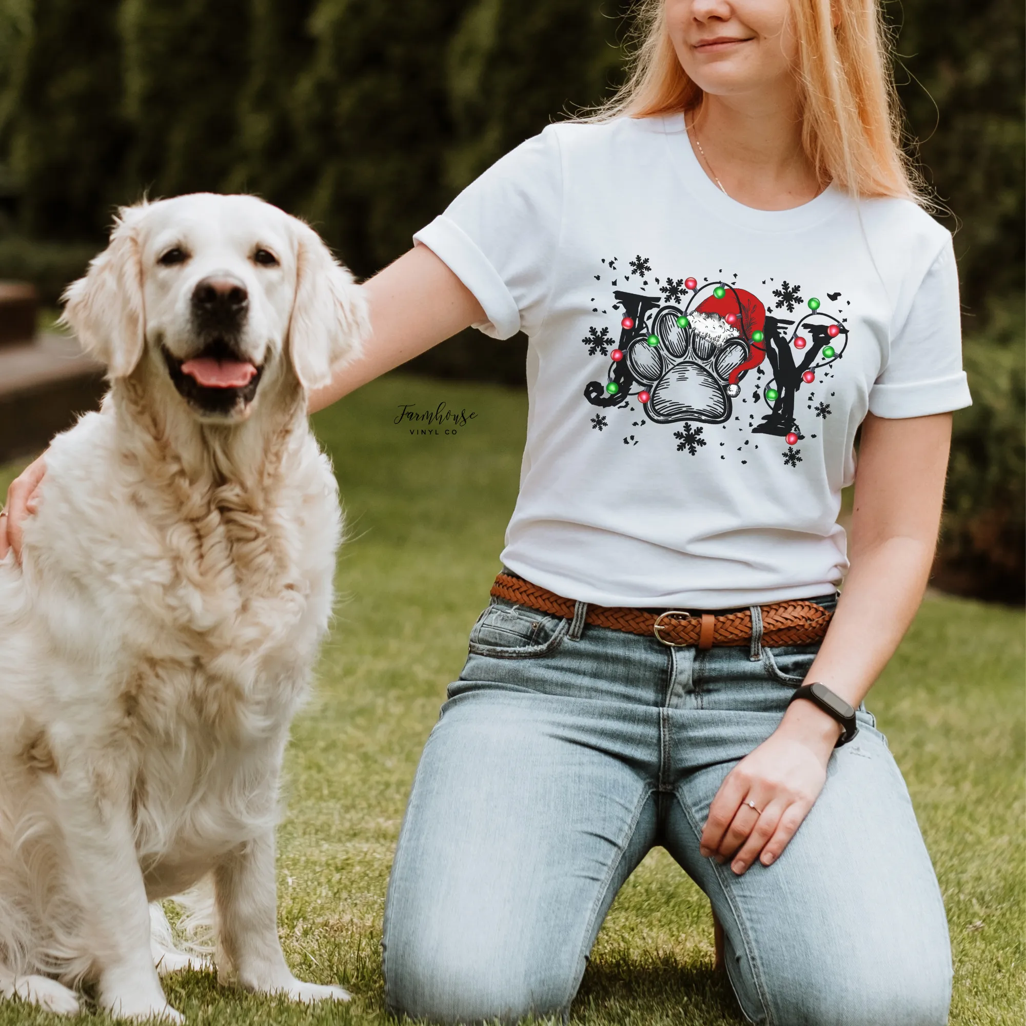 Joy Paw Print Shirt