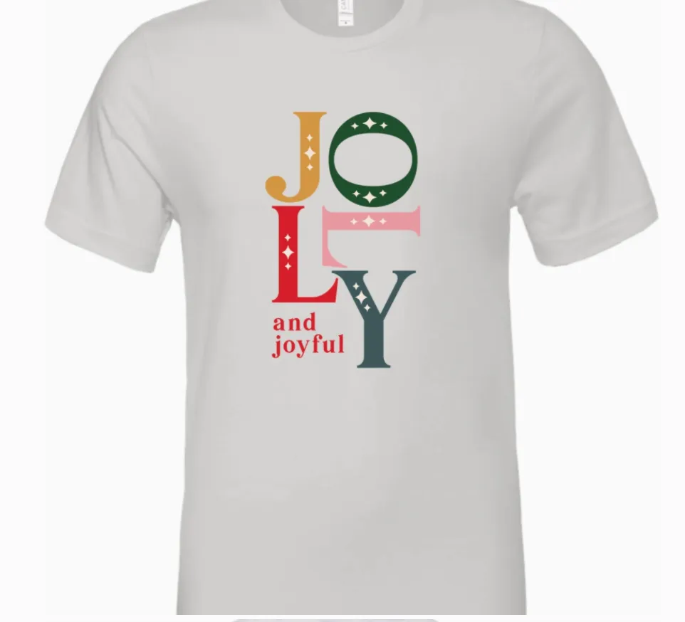 Joyful and Jolly Christmas Tee