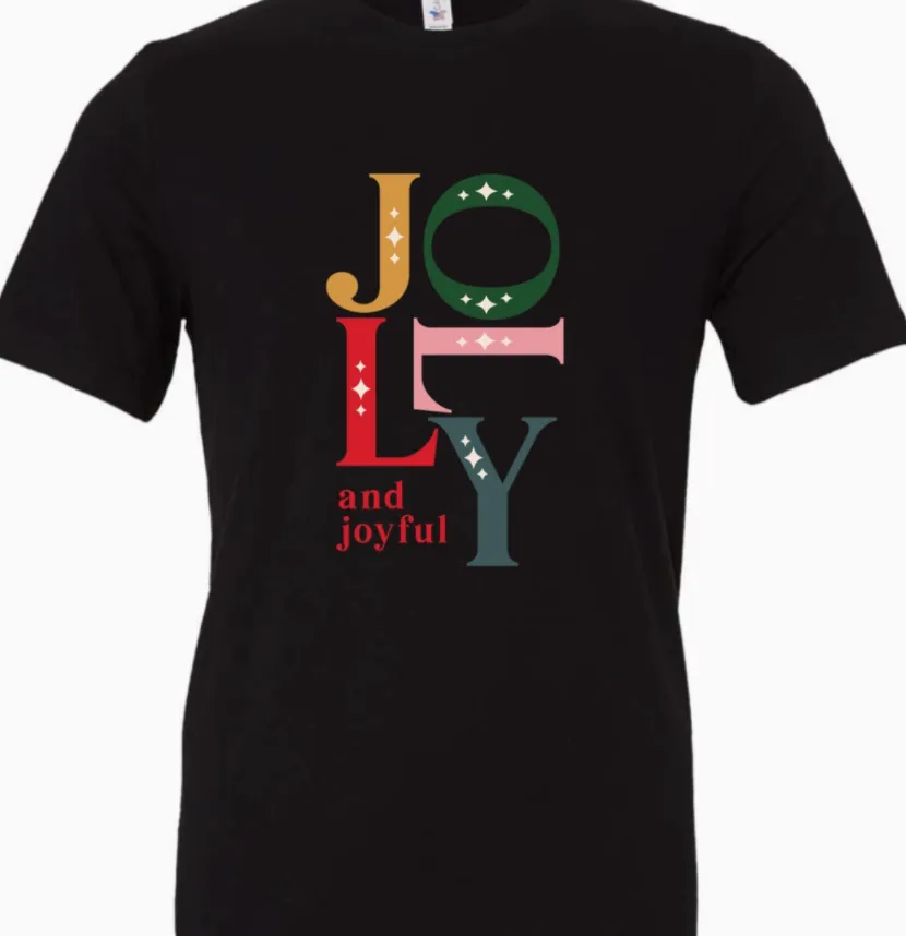 Joyful and Jolly Christmas Tee