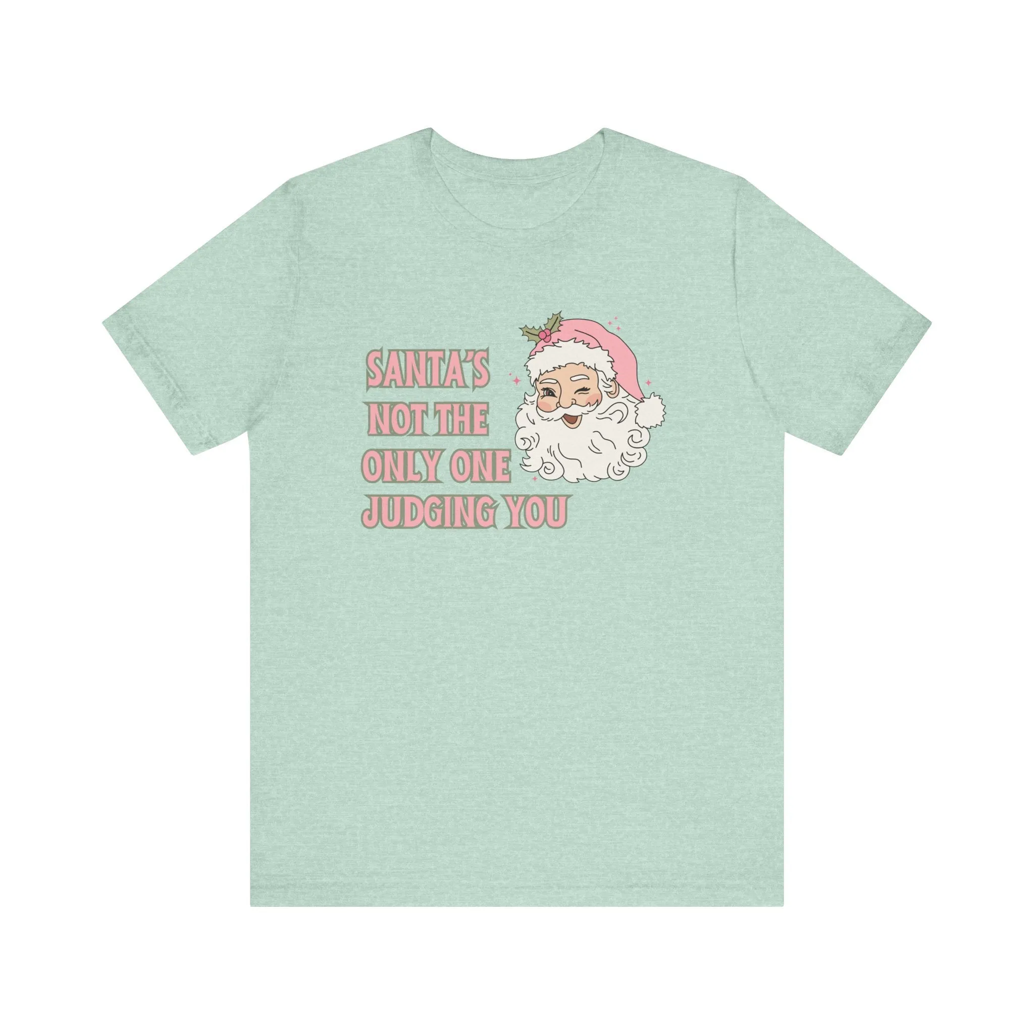 Judging You Christmas Tee | Holiday Humor Unisex Jersey Short Sleeve Tee | Christmas Party Apparel