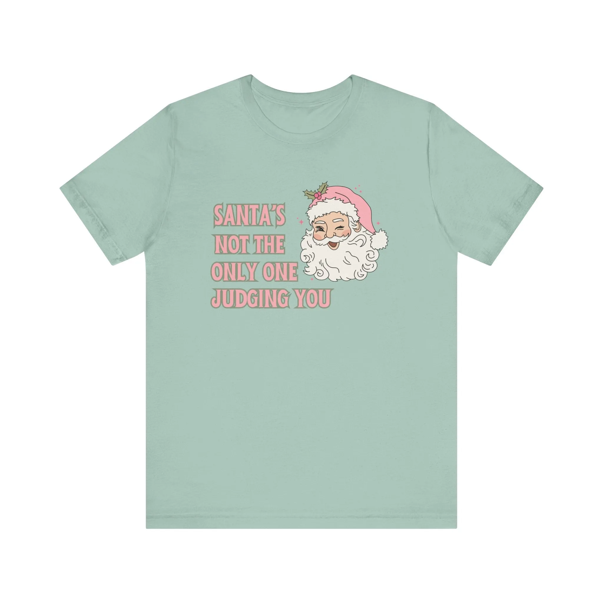 Judging You Christmas Tee | Holiday Humor Unisex Jersey Short Sleeve Tee | Christmas Party Apparel