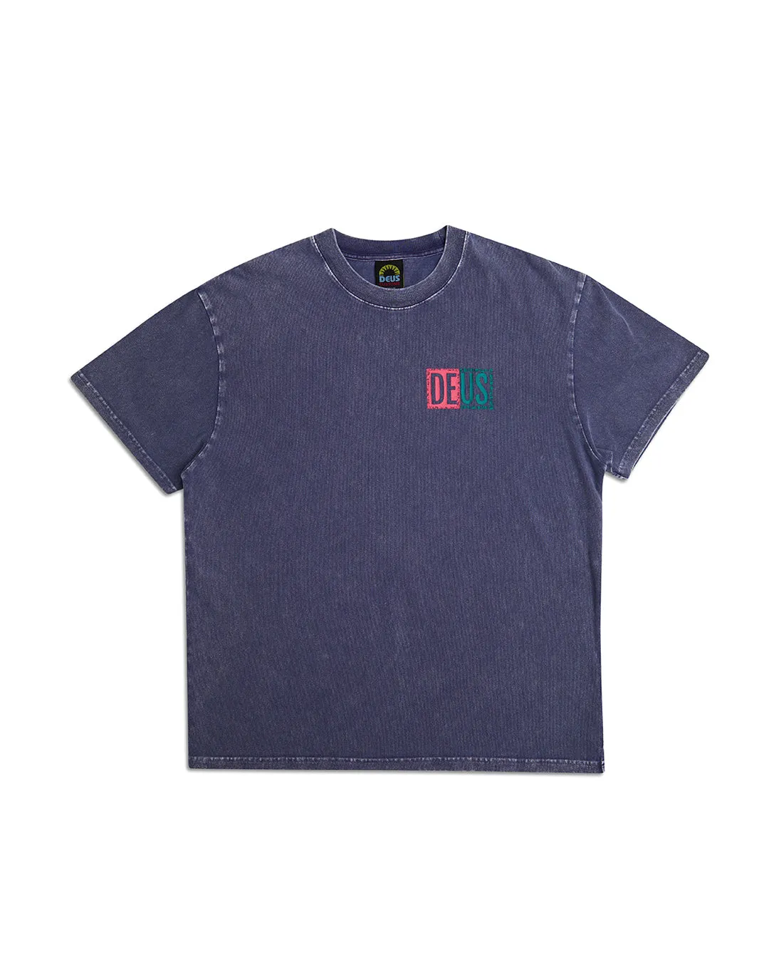 LINE UP TEE - BLUE RIBBON