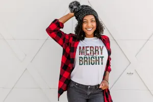 Merry And Bright Plaid Shirt