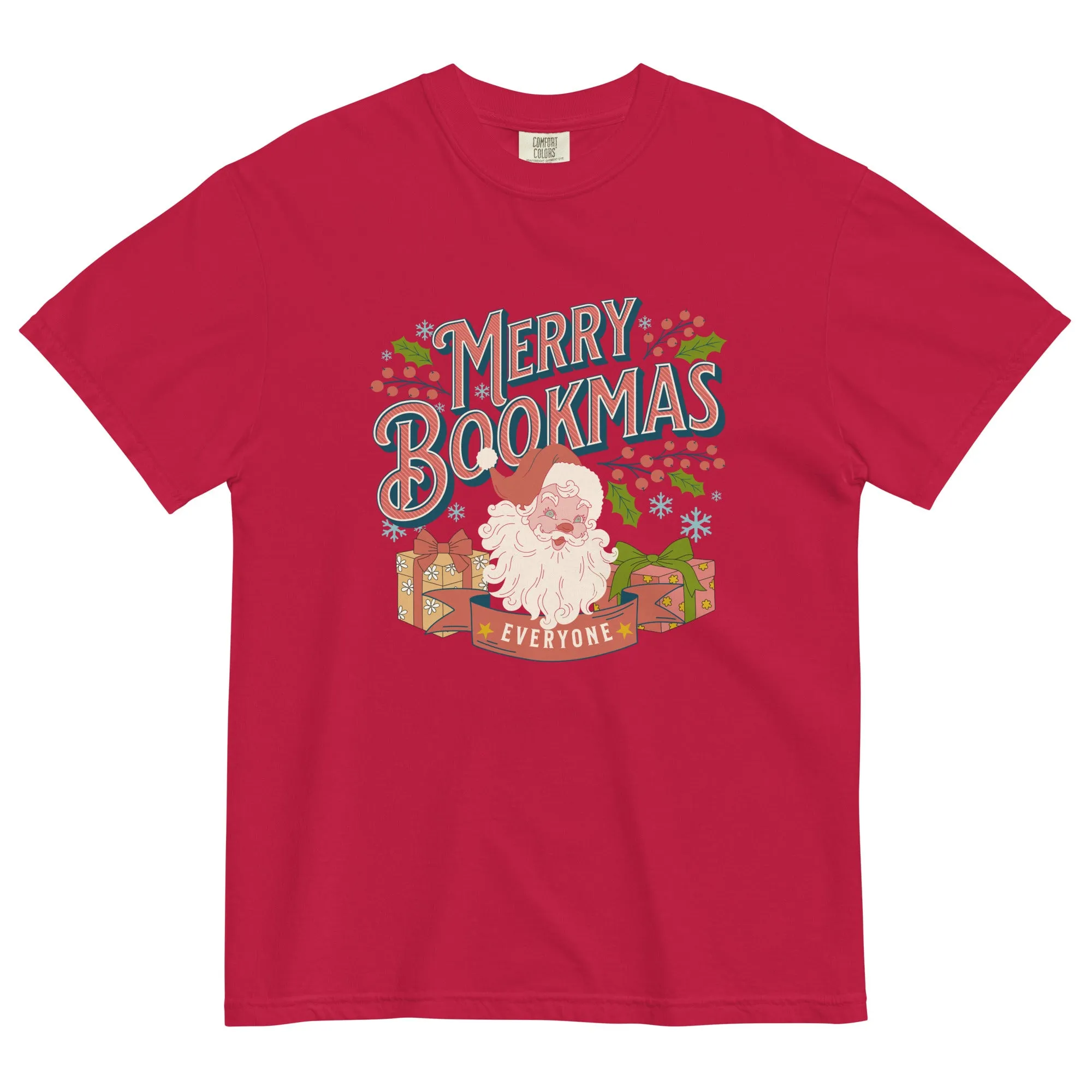 Merry Bookmas Christmas T-shirt