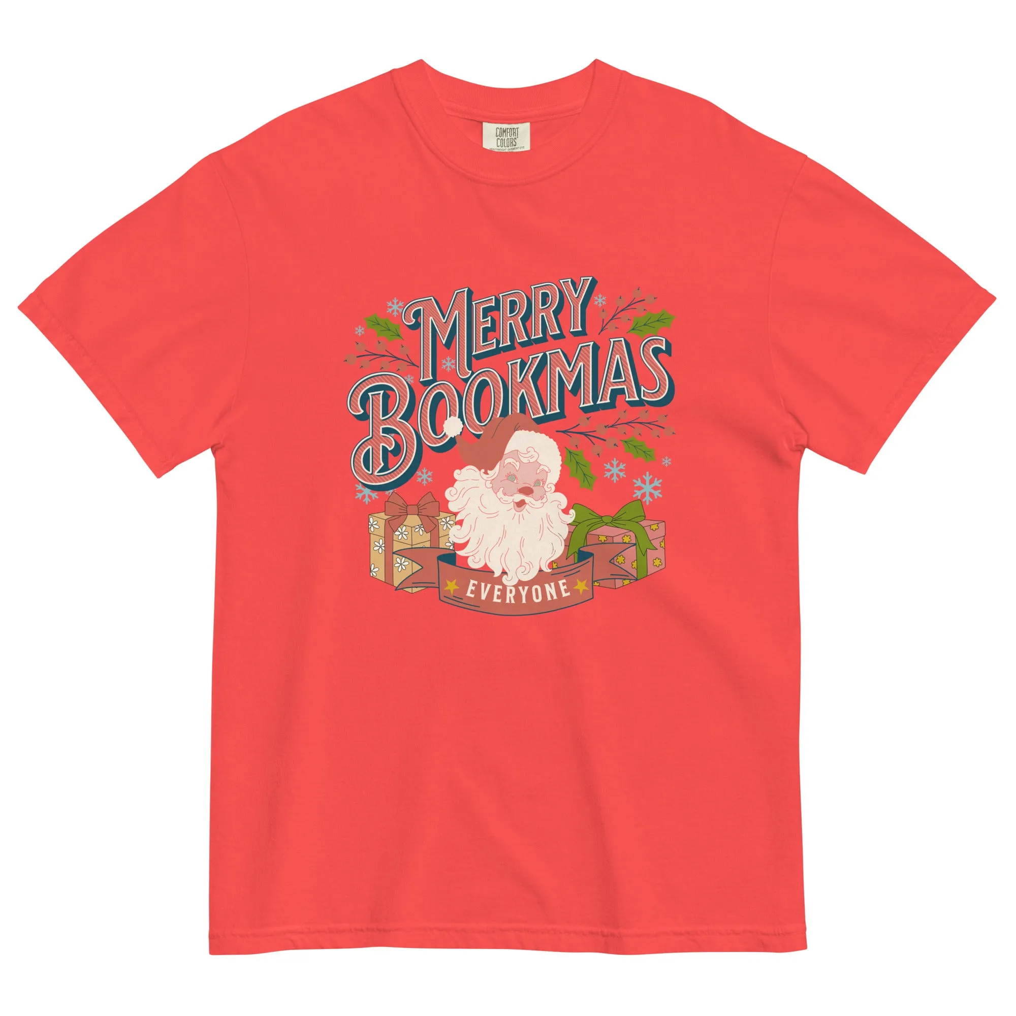 Merry Bookmas Christmas T-shirt