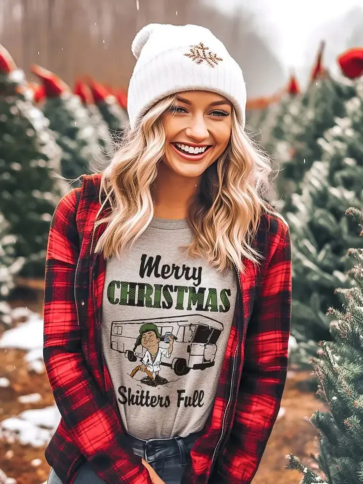 Merry Christmas Shitters Full Graphic Tee