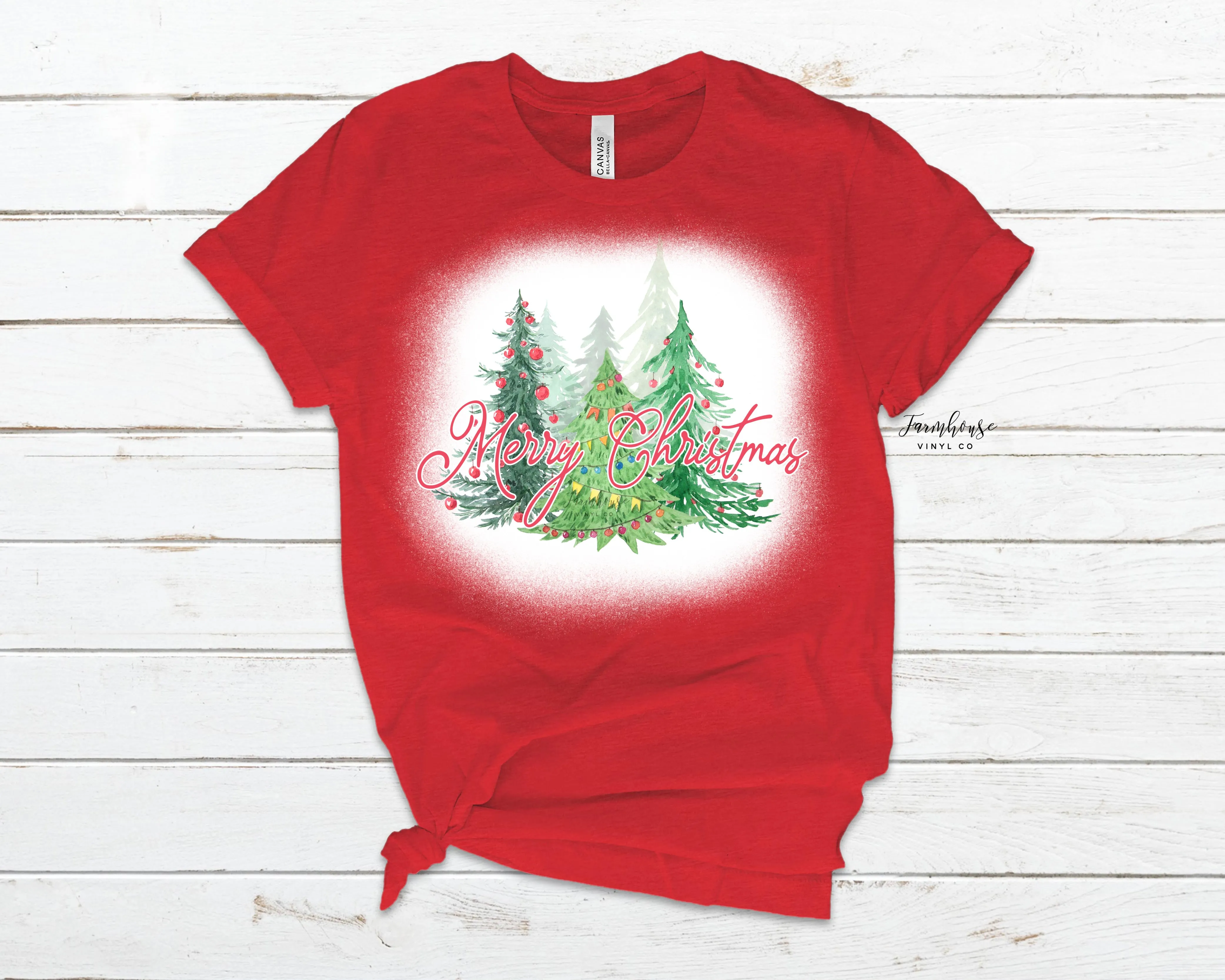 Merry Christmas Three Trees Shirt