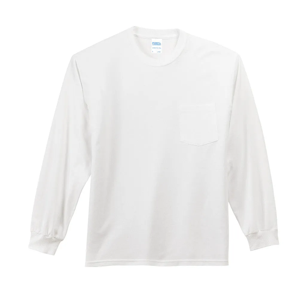 Mini Apple Long Sleeve Pocket Tee