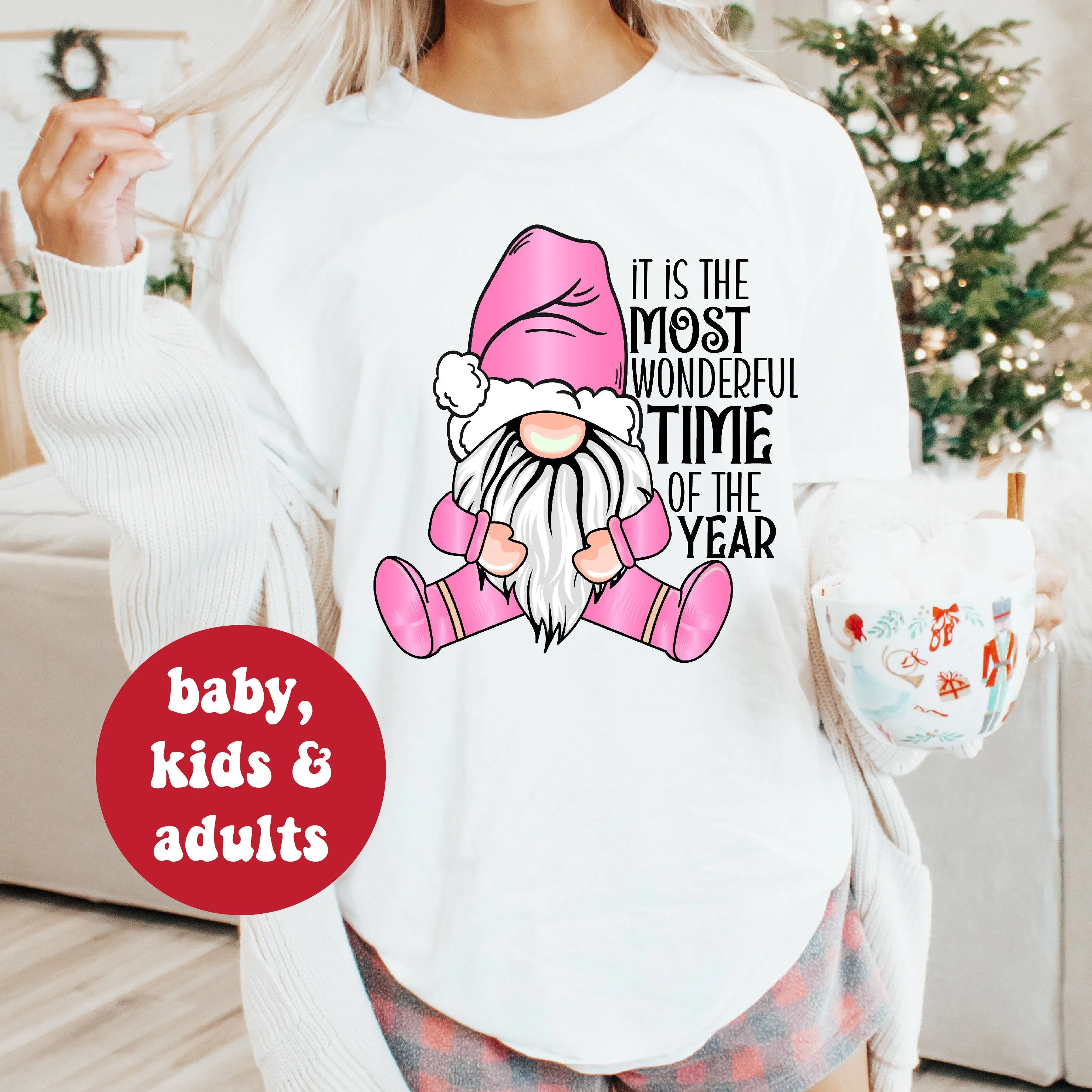 *MORE COLOURS AVAILABLE* It Is The Most Wonderful Time Of The Year Gnome T-Shirt