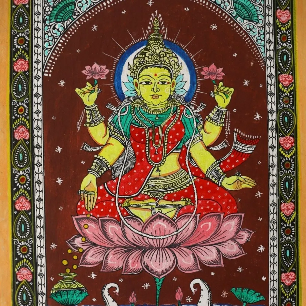 Pattachitra Shree Lakshmi Painting