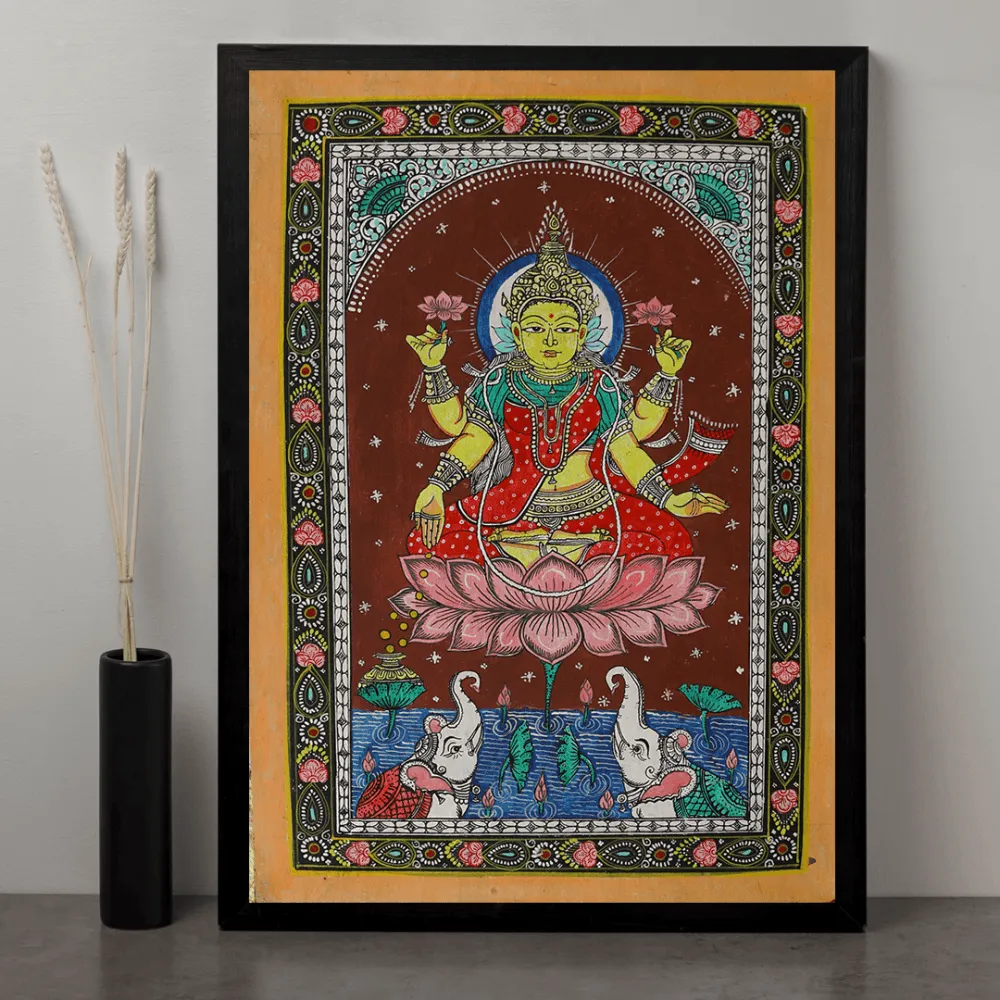 Pattachitra Shree Lakshmi Painting