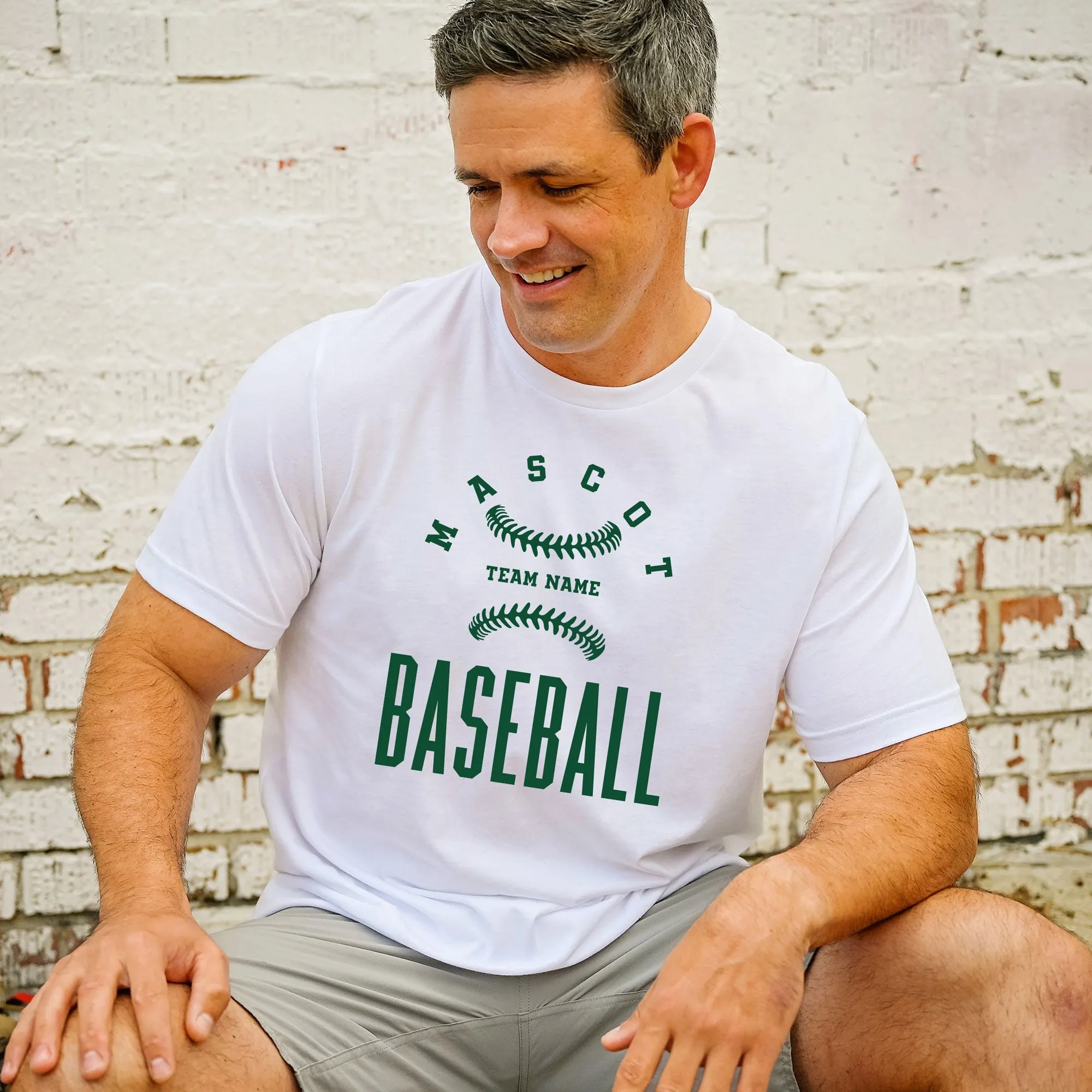 Personalized Baseball Team Tee for Him