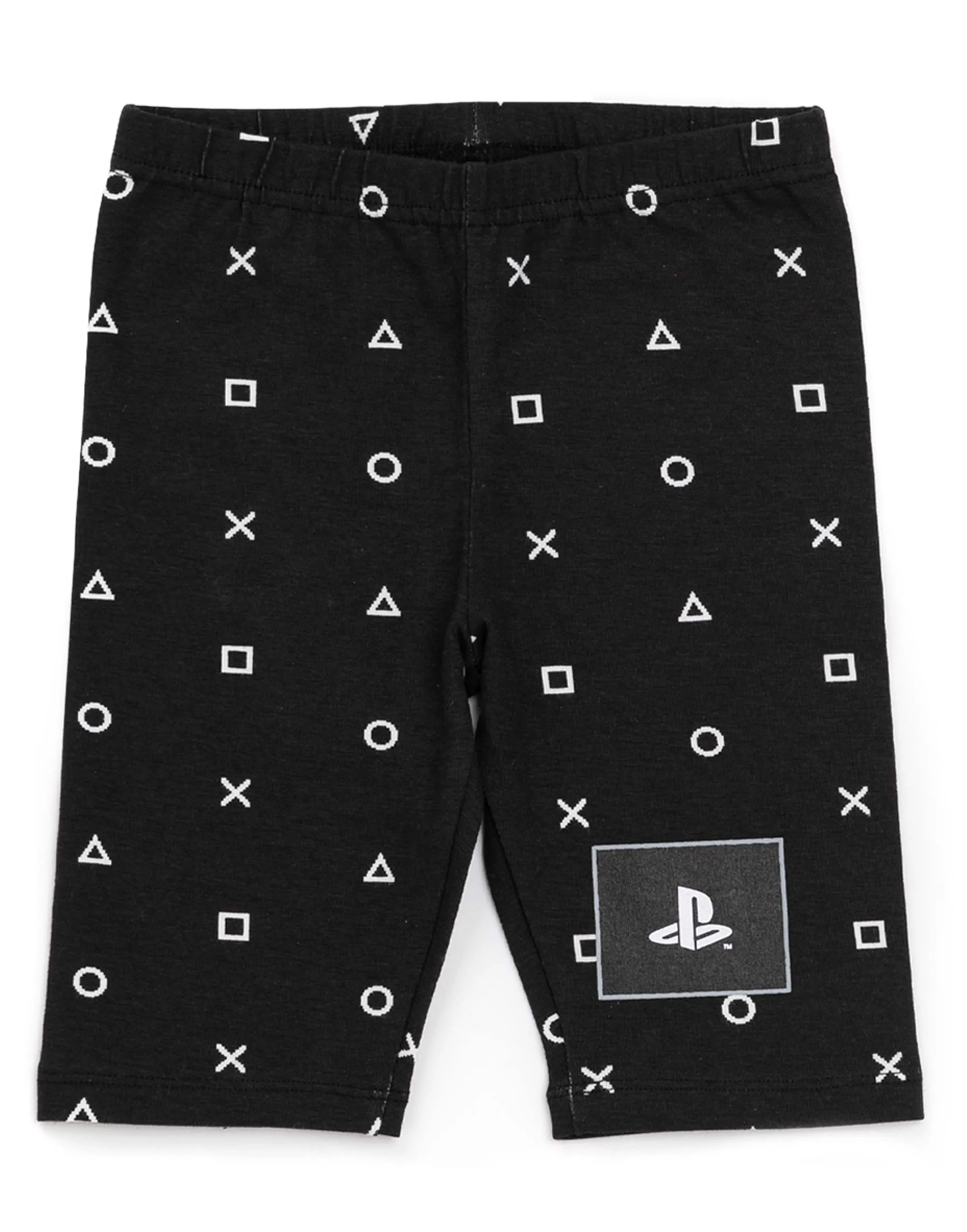 PlayStation Pyjamas For Girls T-shirt With Cycle Shorts OR Trousers Set