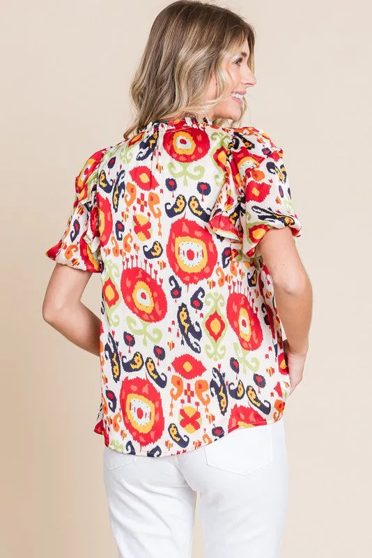 Poppies For Daze Top