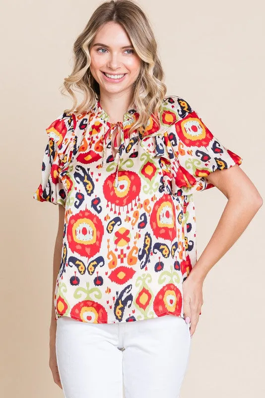 Poppies For Daze Top