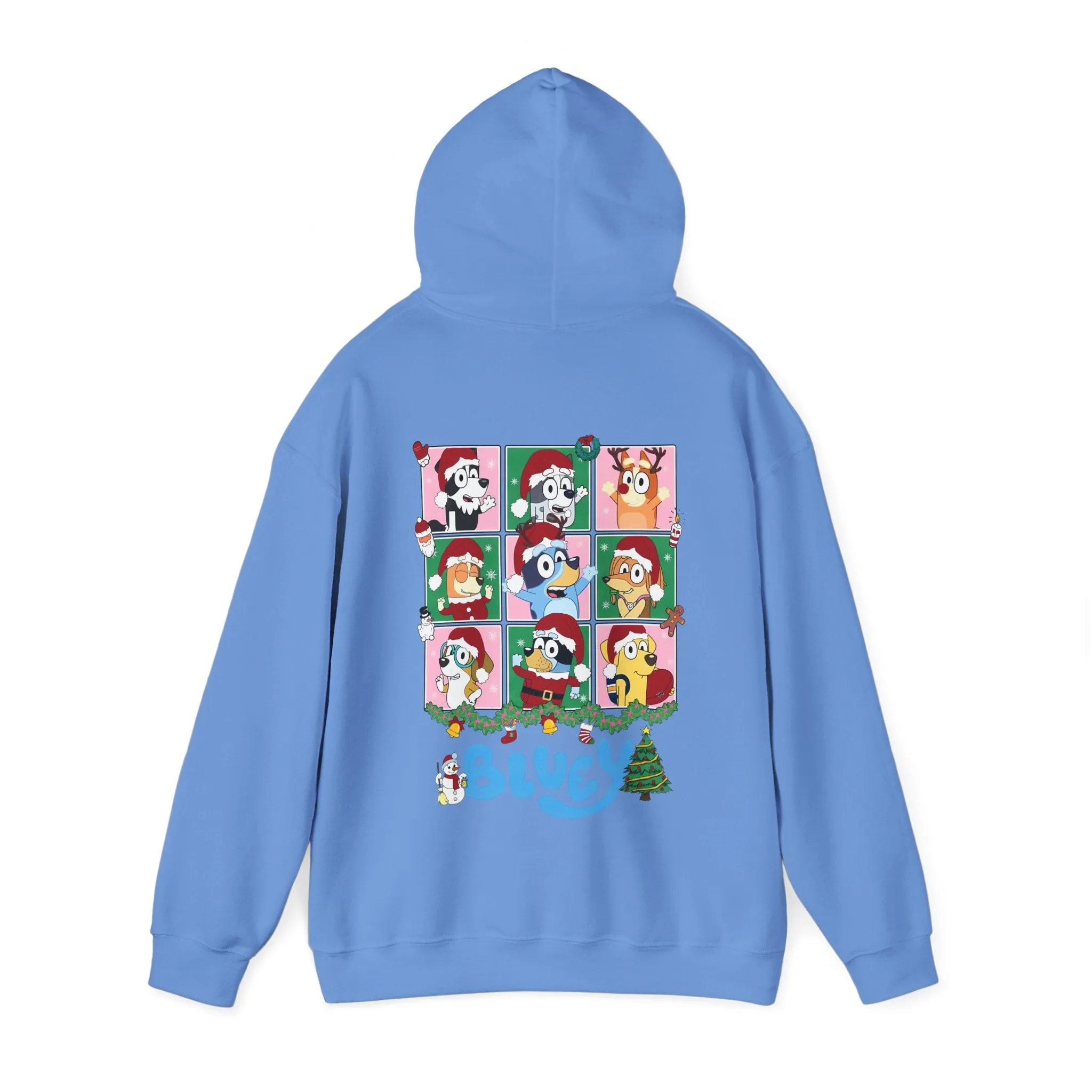 Princess Grace Festive Bluey Unisex Heavy Blend™ Hooded Sweatshirt