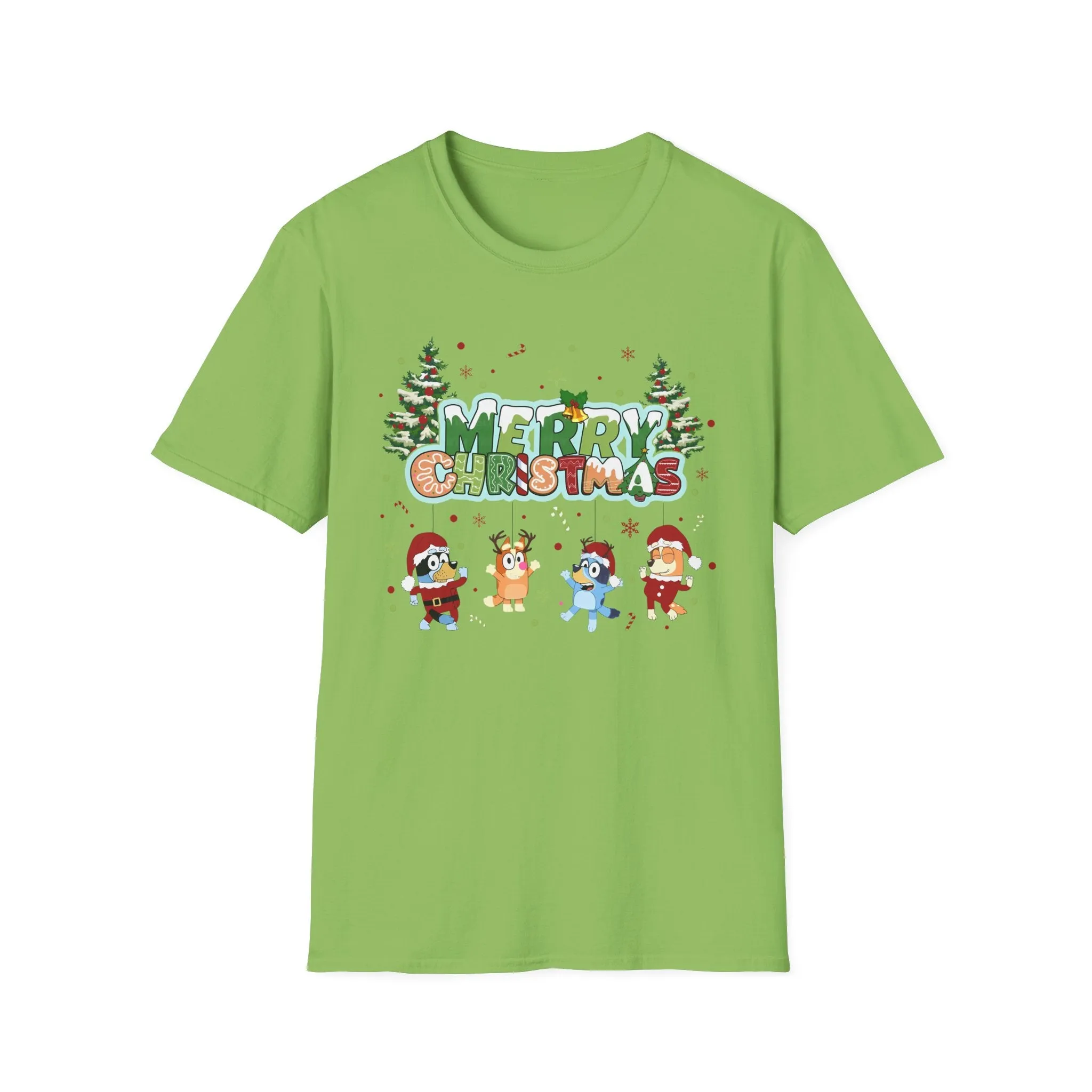 Princess Grace Funny Merry Christmas Unisex Softstyle T-Shirt