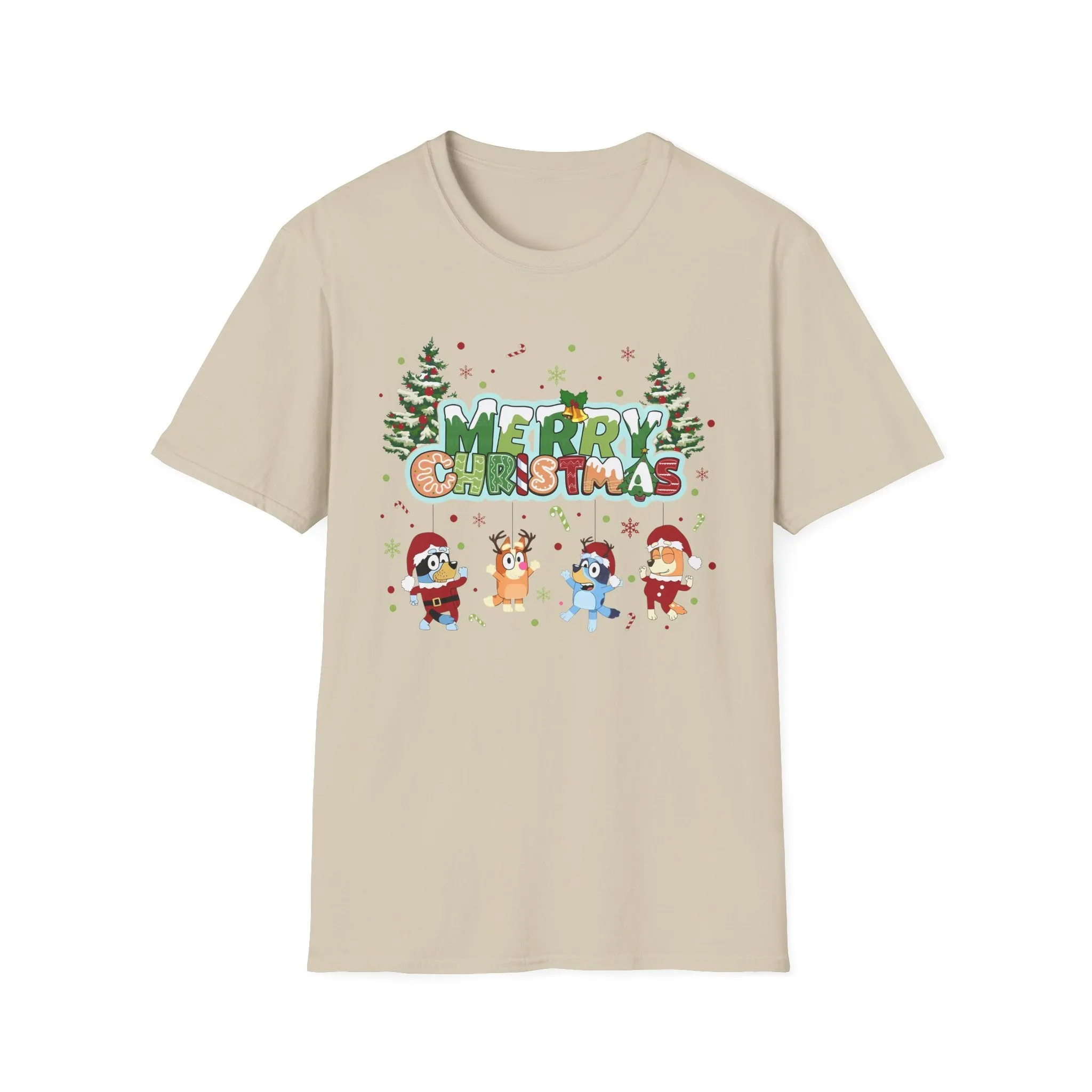 Princess Grace Funny Merry Christmas Unisex Softstyle T-Shirt