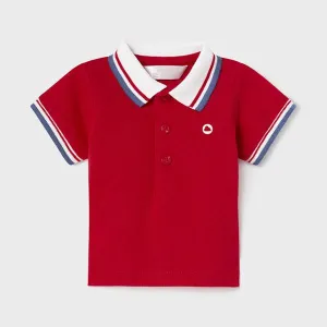 RED POLO T-SHIRT FOR BABY BOYS