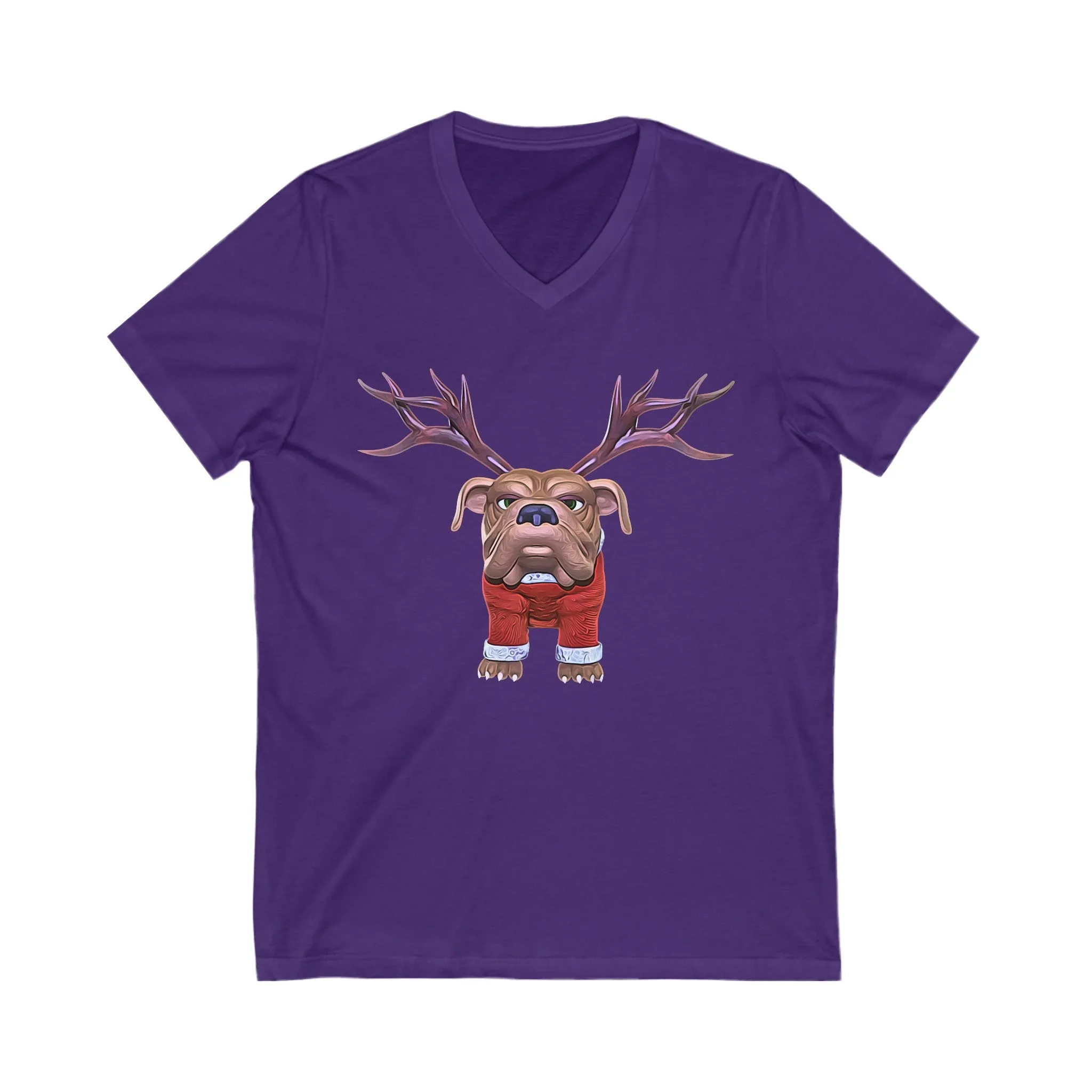 Reindog Short Sleeve V-Neck Tee