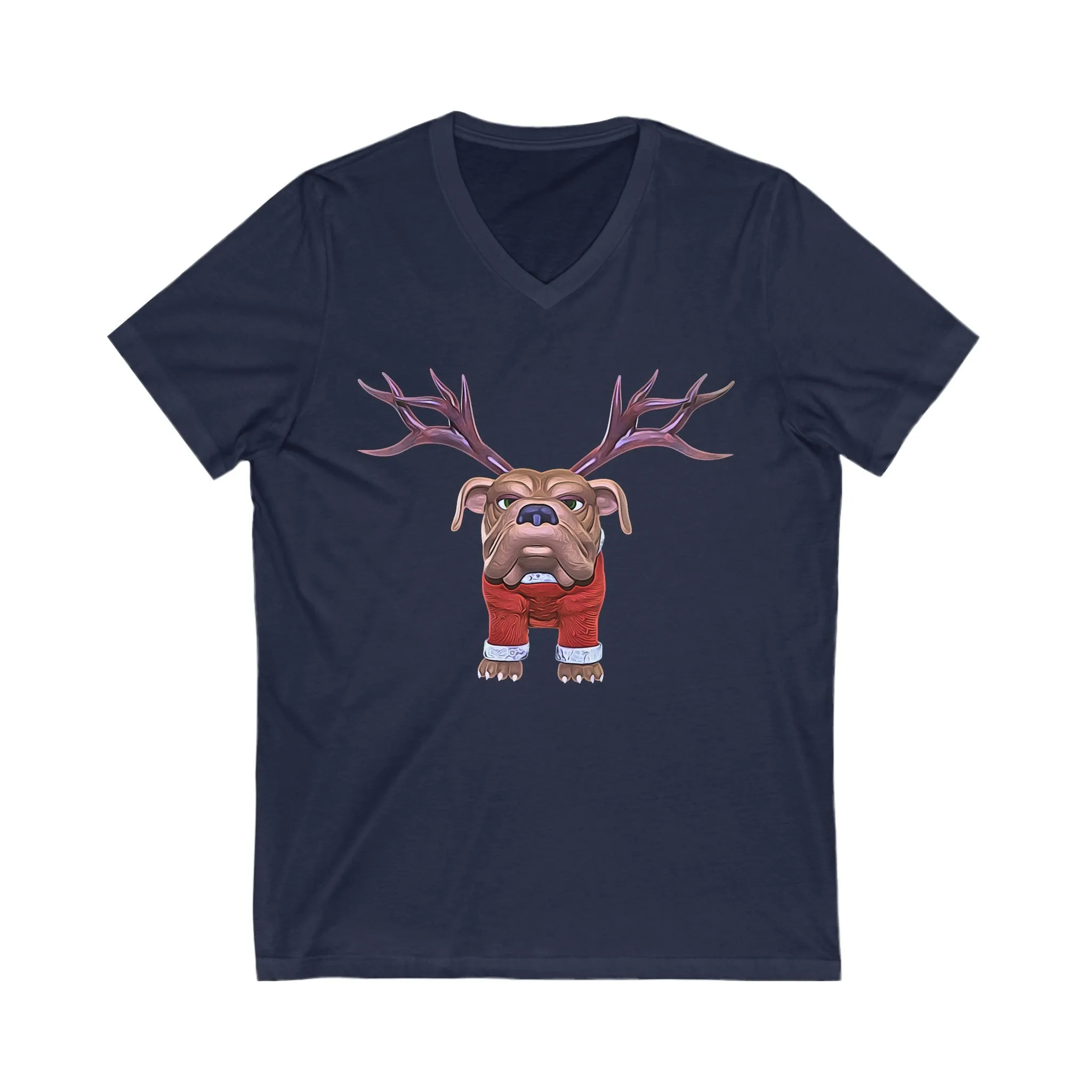 Reindog Short Sleeve V-Neck Tee