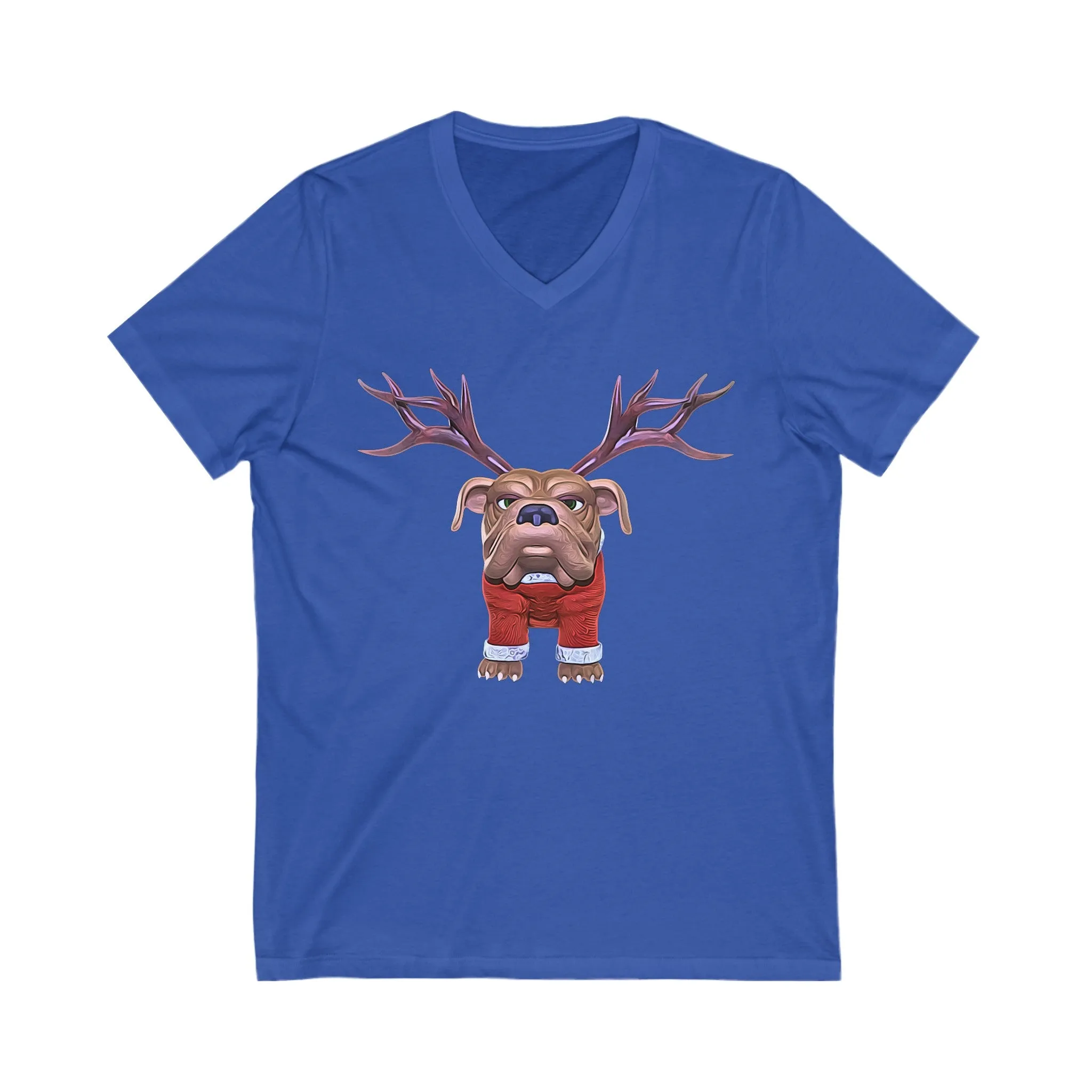 Reindog Short Sleeve V-Neck Tee