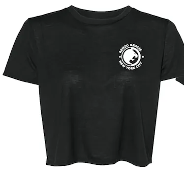 Renzo Gracie Women's Cropped T-Shirt Black