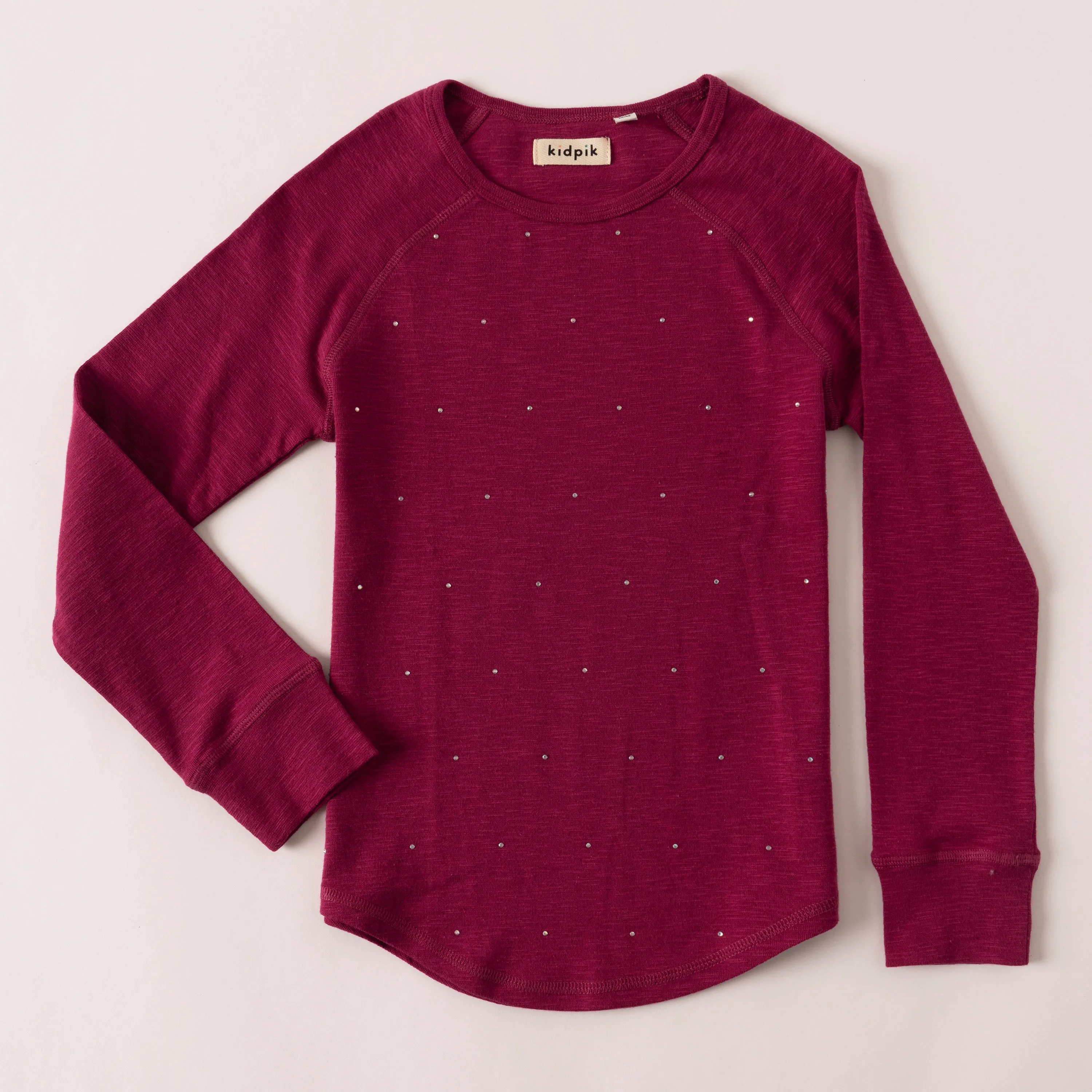 Rhinestone Raglan Tee