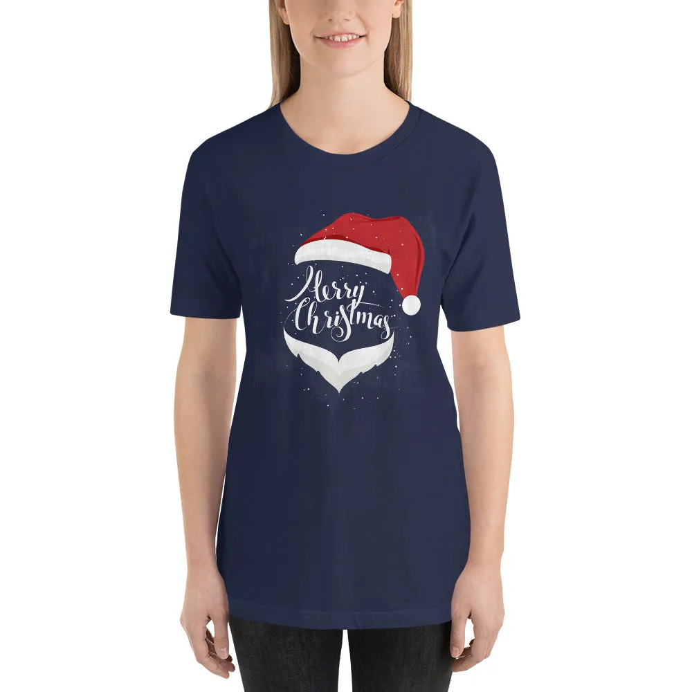 Santa Merry Christmas Short-Sleeve Women's T-Shirt