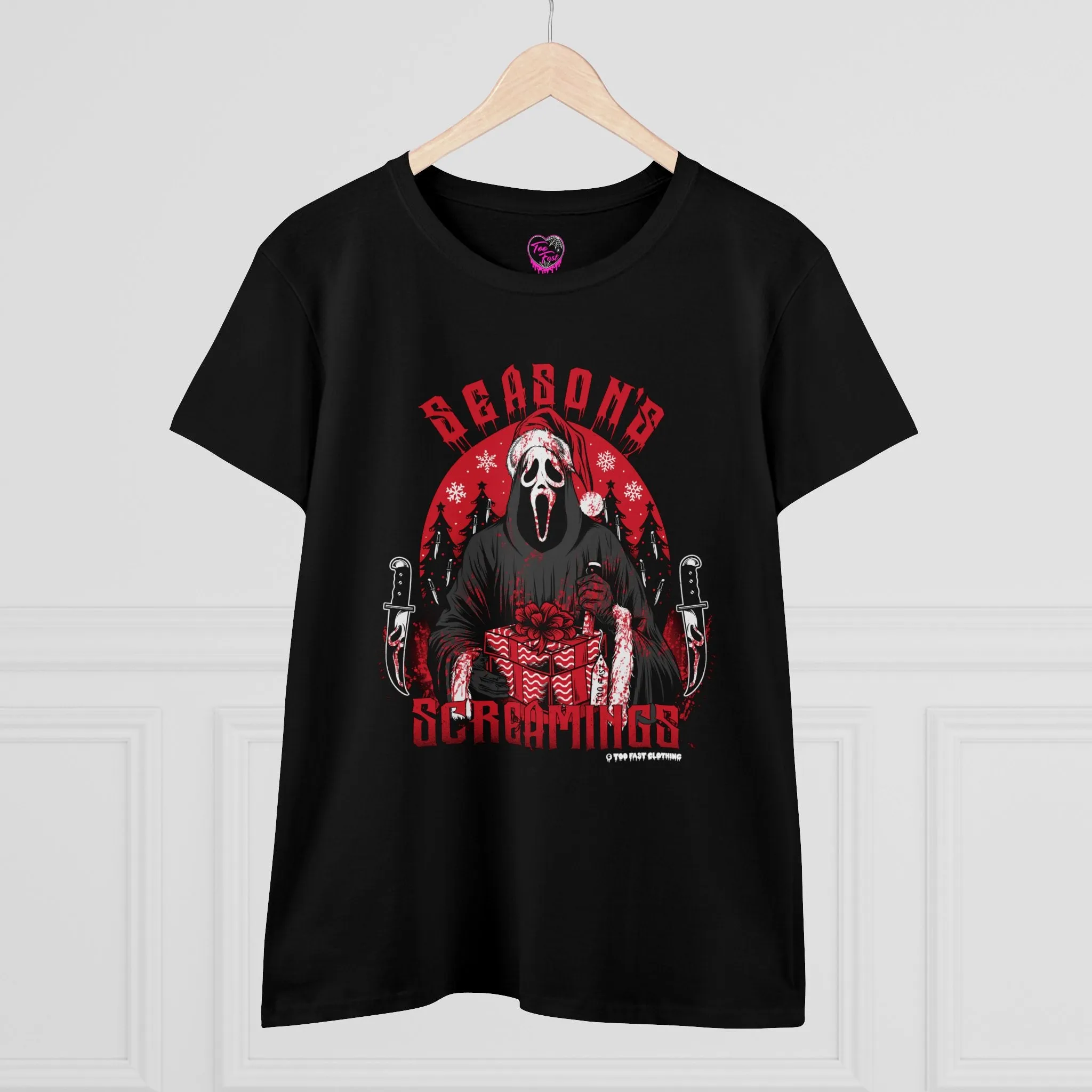 Season's Screamings Christmas Graphic Tee