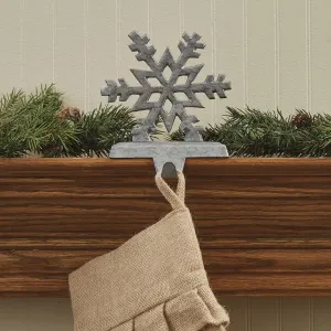 Snowflake Stocking Hanger - Set of 2