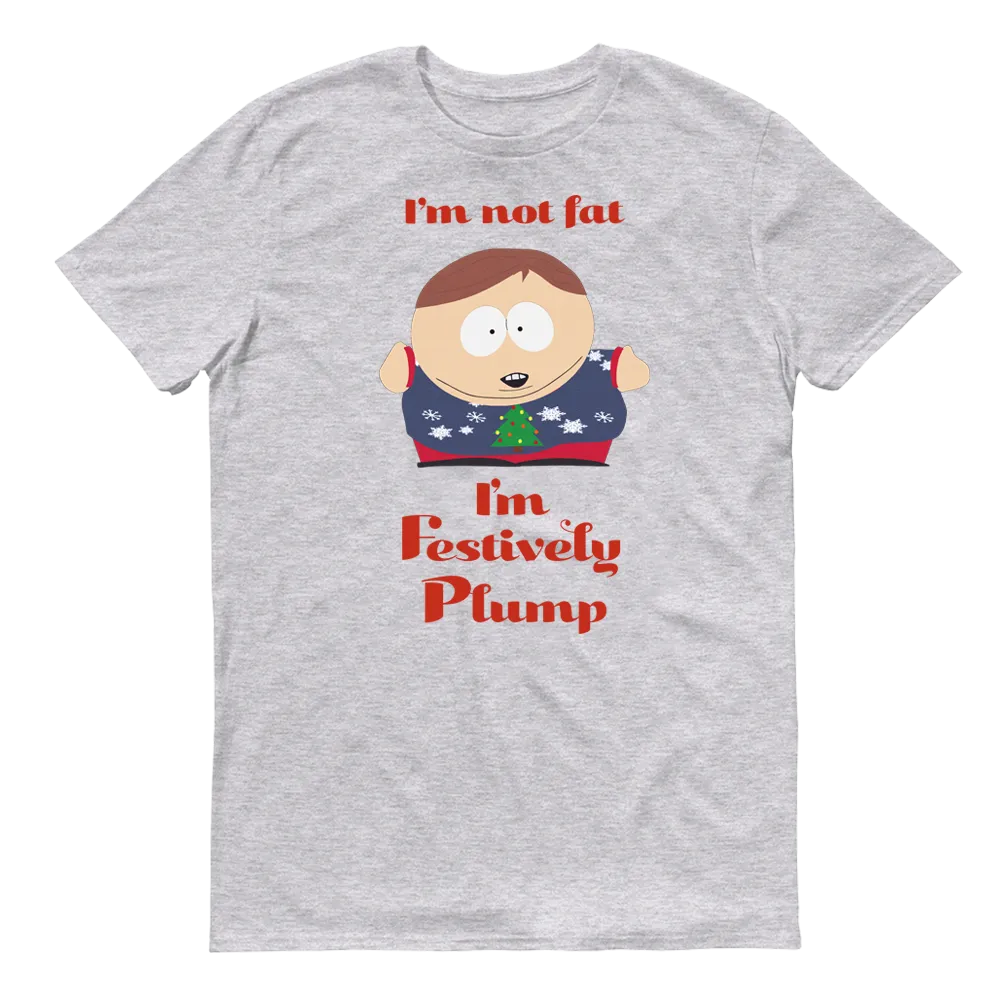 South Park Cartman Festively Plump Adult Short Sleeve T-Shirt