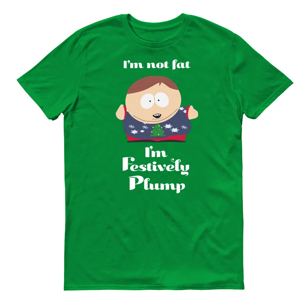 South Park Cartman Festively Plump Adult Short Sleeve T-Shirt