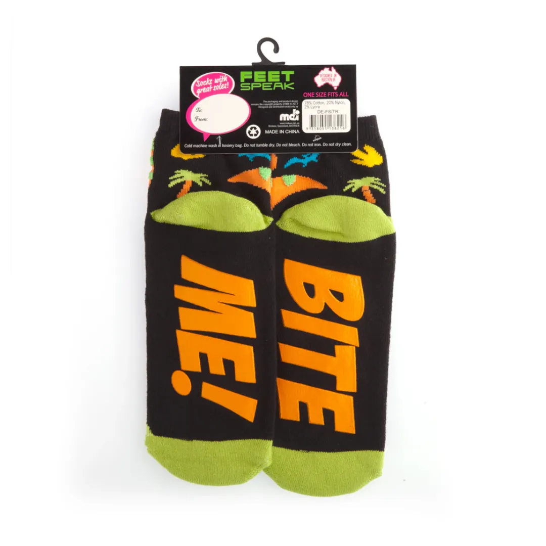 T Rex Dino Socks