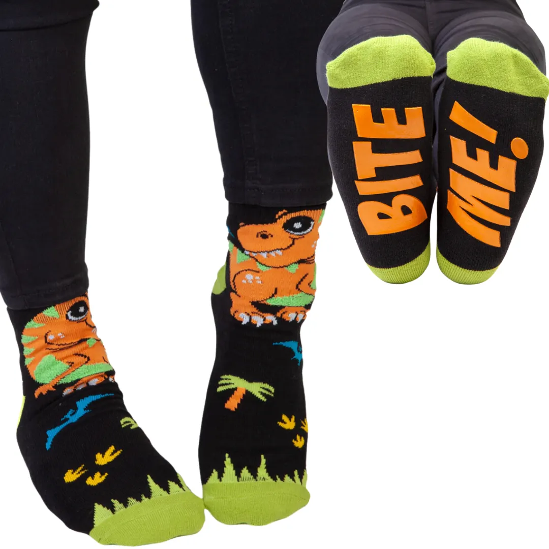 T Rex Dino Socks