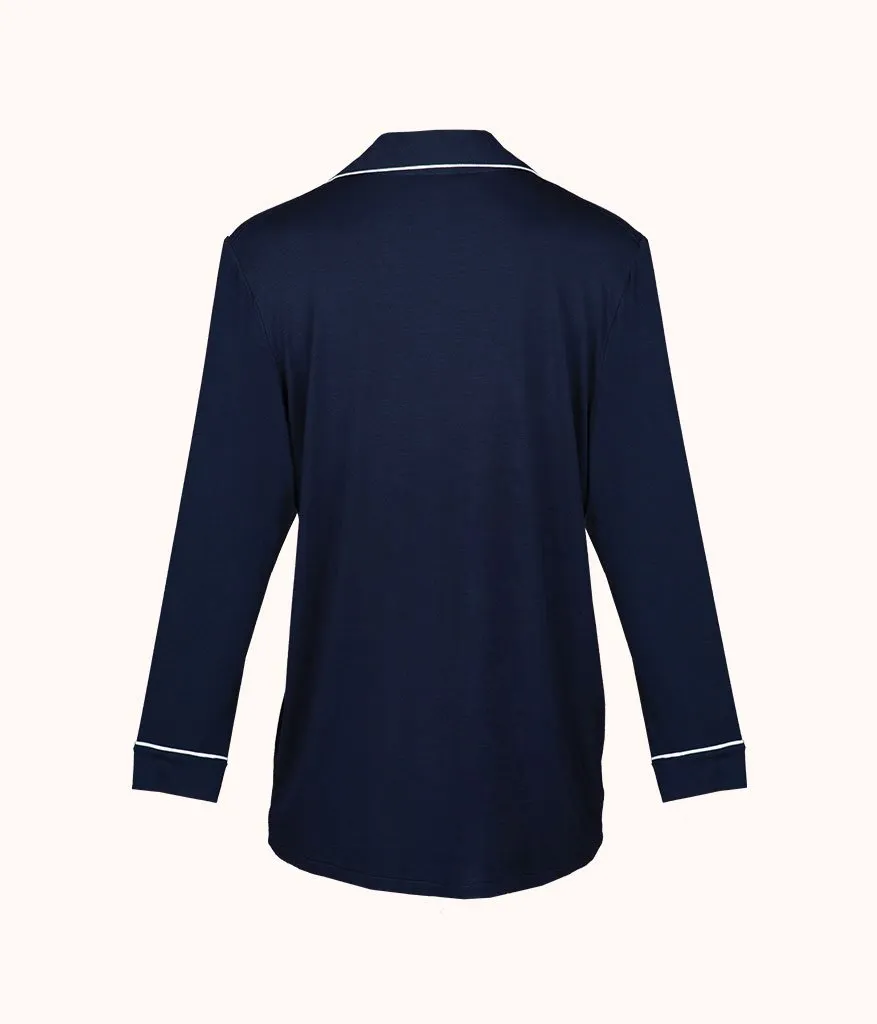 The All-Day Lounge Shirt: Midnight Navy