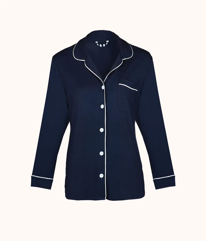 The All-Day Lounge Shirt: Midnight Navy