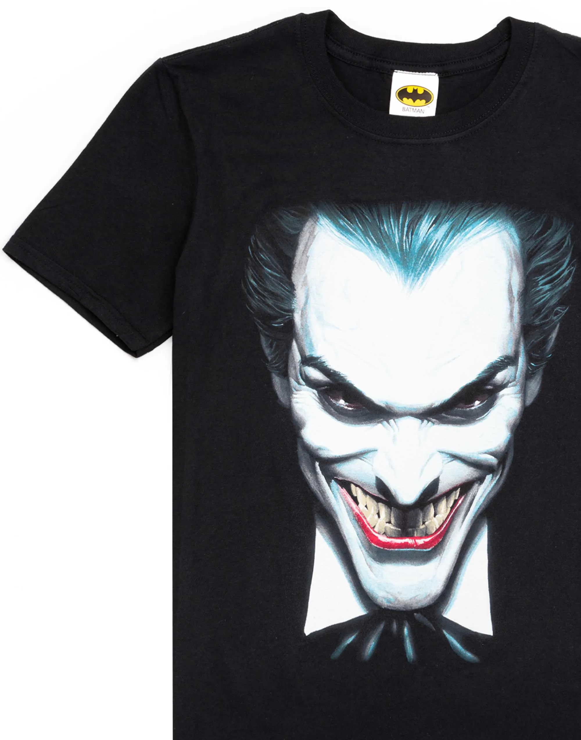 The Joker Face T-Shirt For Men's Short Sleeve Casual Top - Black