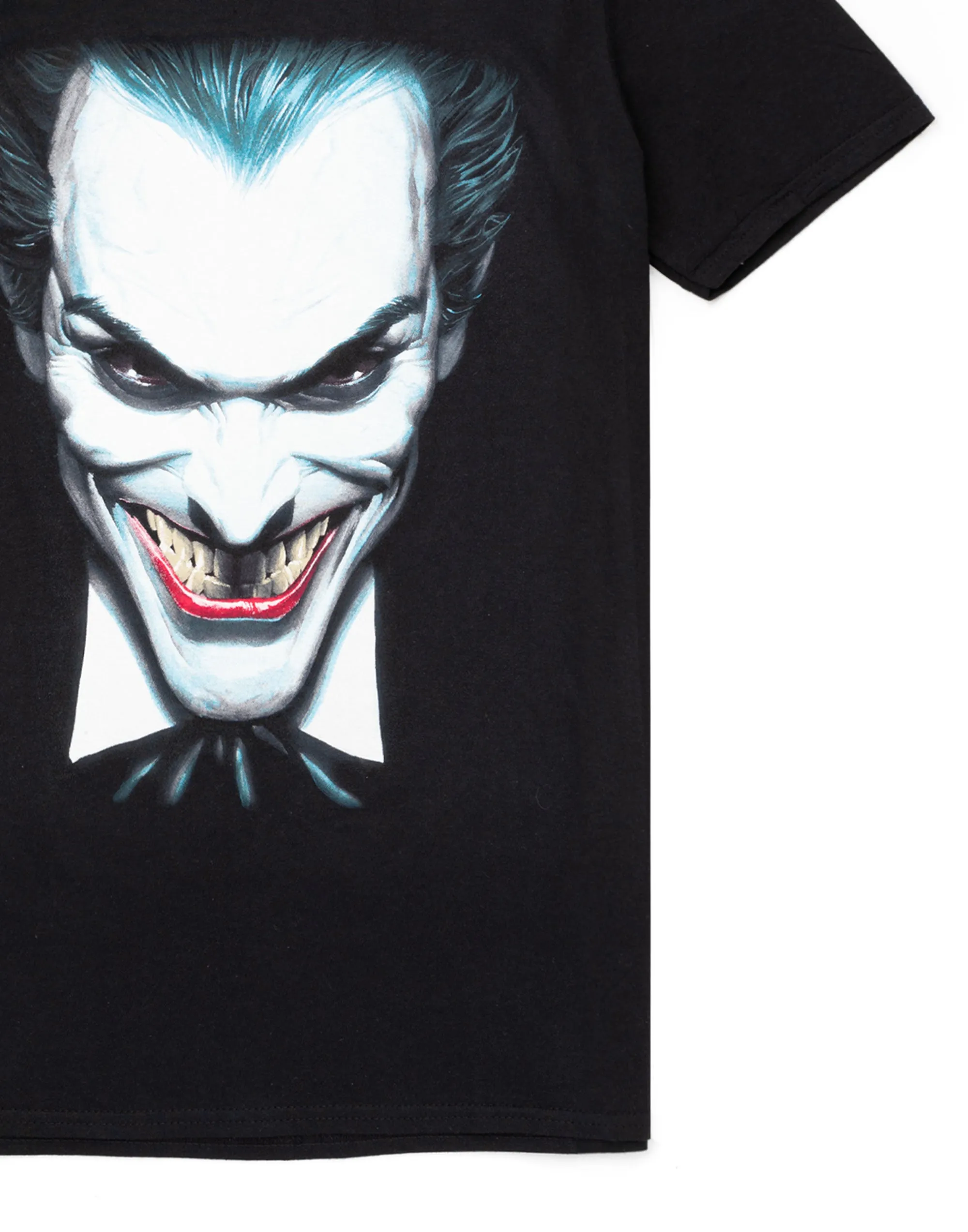 The Joker Face T-Shirt For Men's Short Sleeve Casual Top - Black