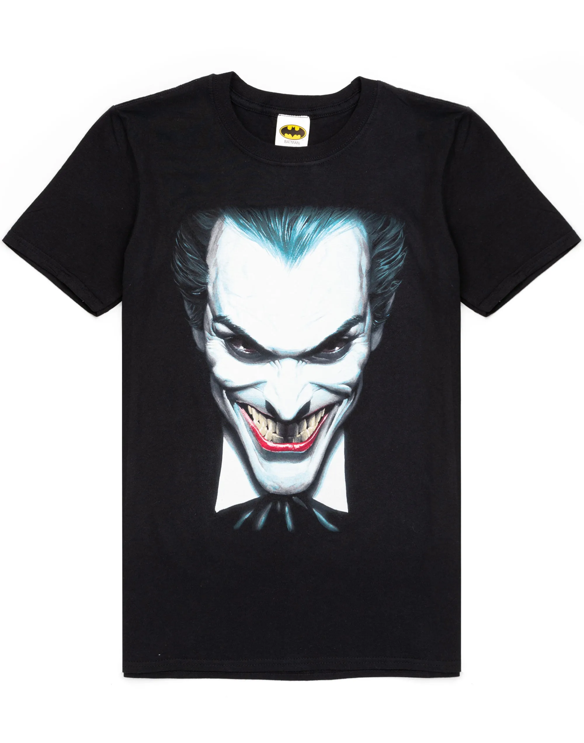 The Joker Face T-Shirt For Men's Short Sleeve Casual Top - Black