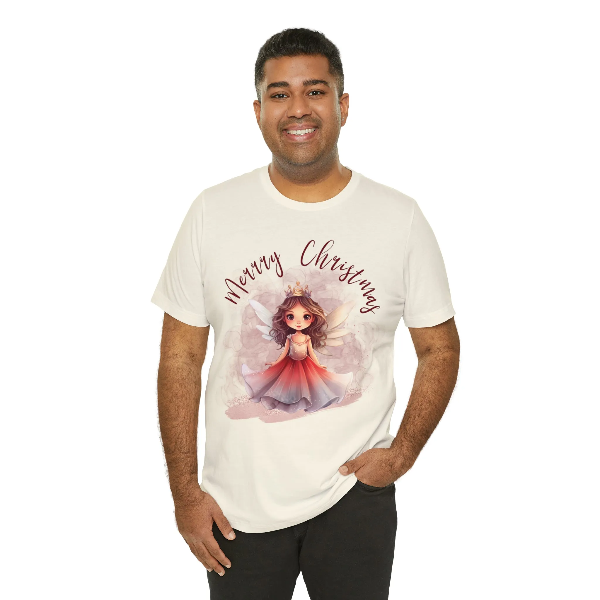 Unisex Jersey Short Sleeve Tee Christmas, Women's Fairy T-shirt A-00009