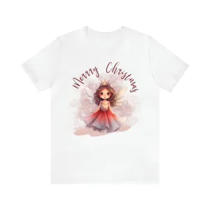 Unisex Jersey Short Sleeve Tee Christmas, Women's Fairy T-shirt A-00009