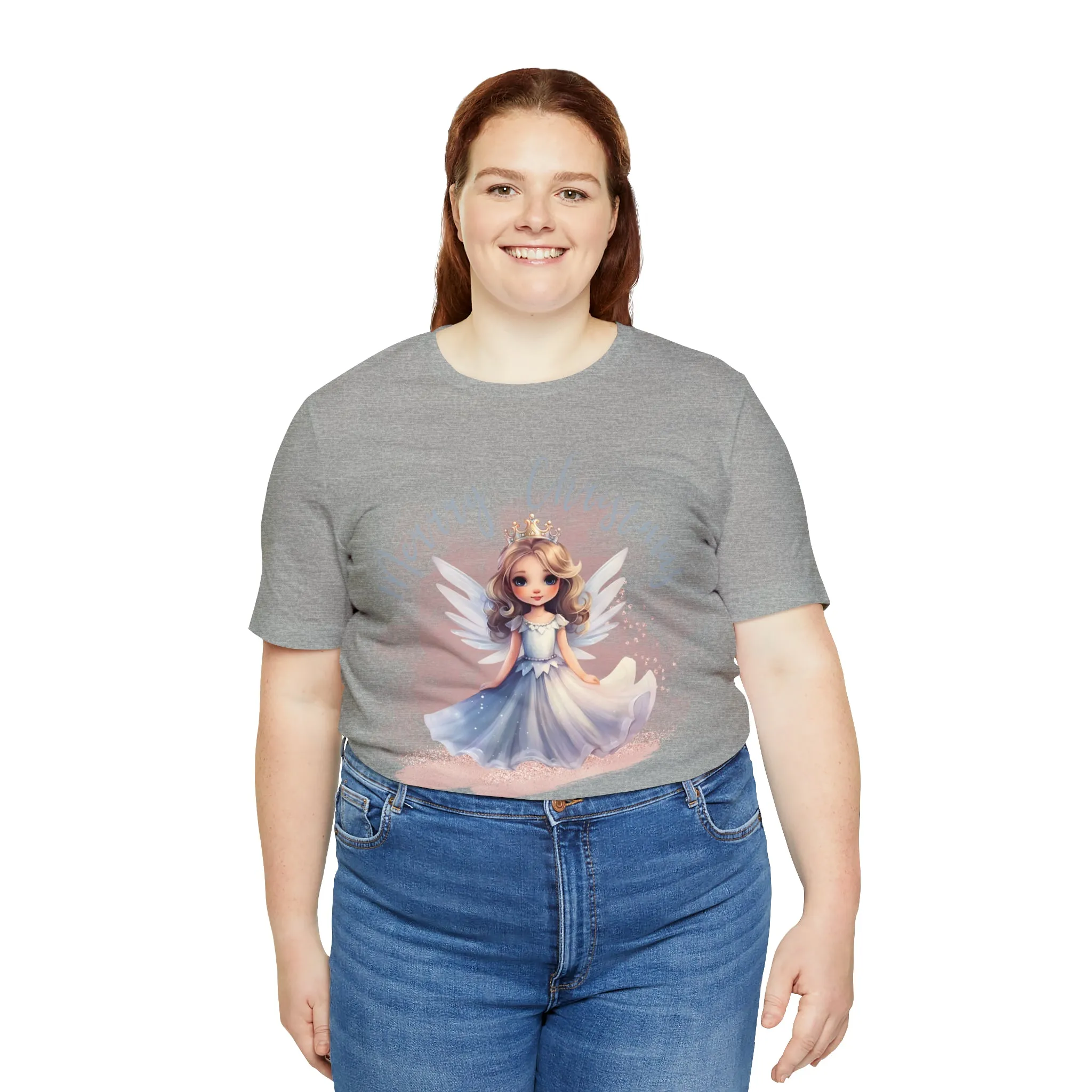 Unisex Jersey Short Sleeve Tee Christmas, Women's Fairy T-shirt A-0011