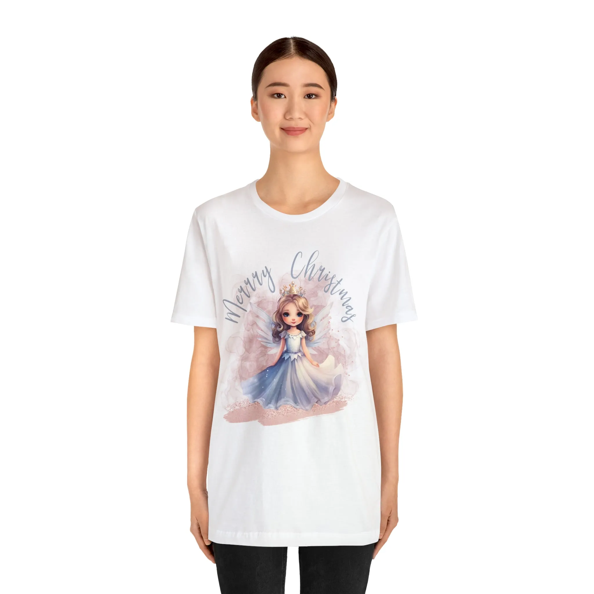 Unisex Jersey Short Sleeve Tee Christmas, Women's Fairy T-shirt A-0011