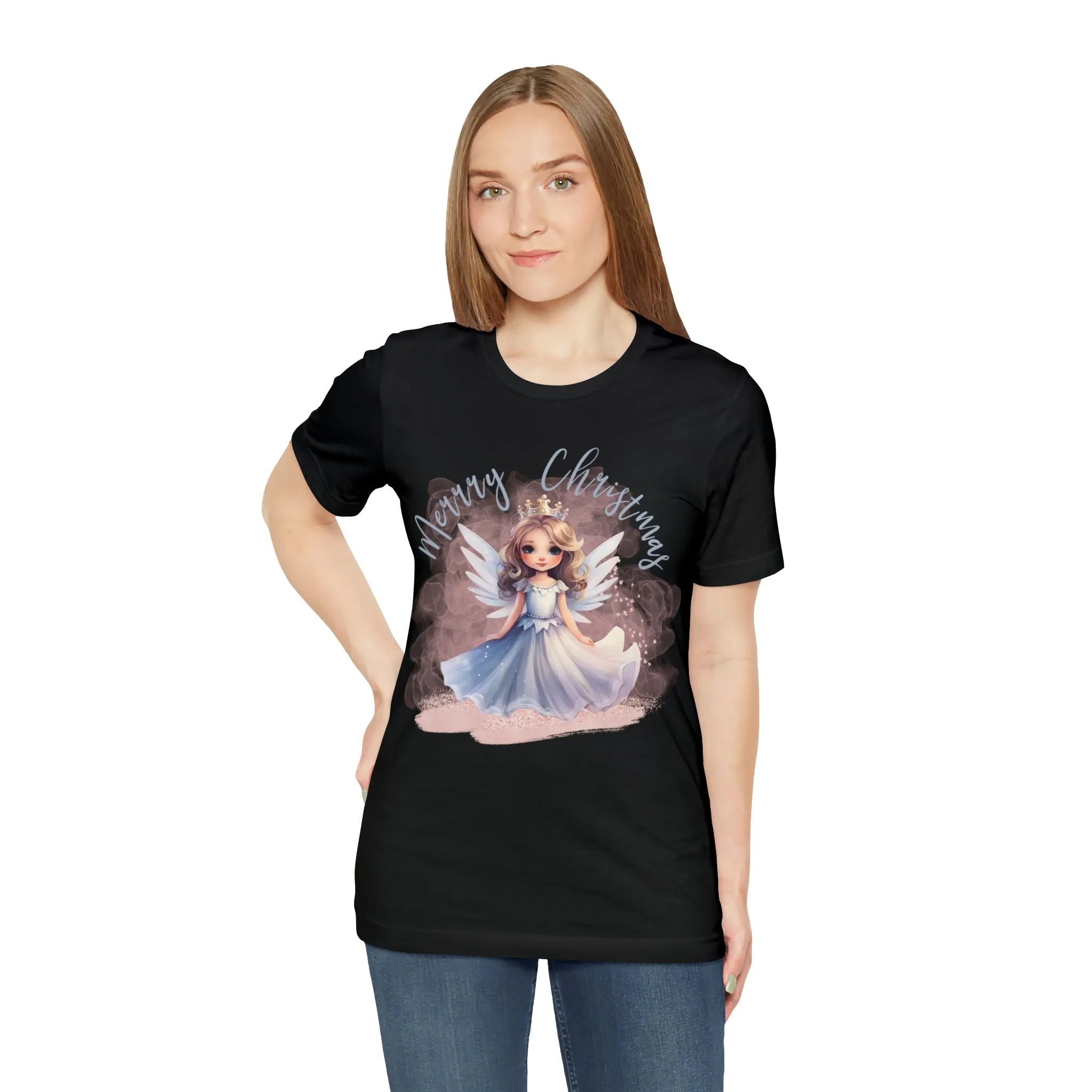 Unisex Jersey Short Sleeve Tee Christmas, Women's Fairy T-shirt A-0011