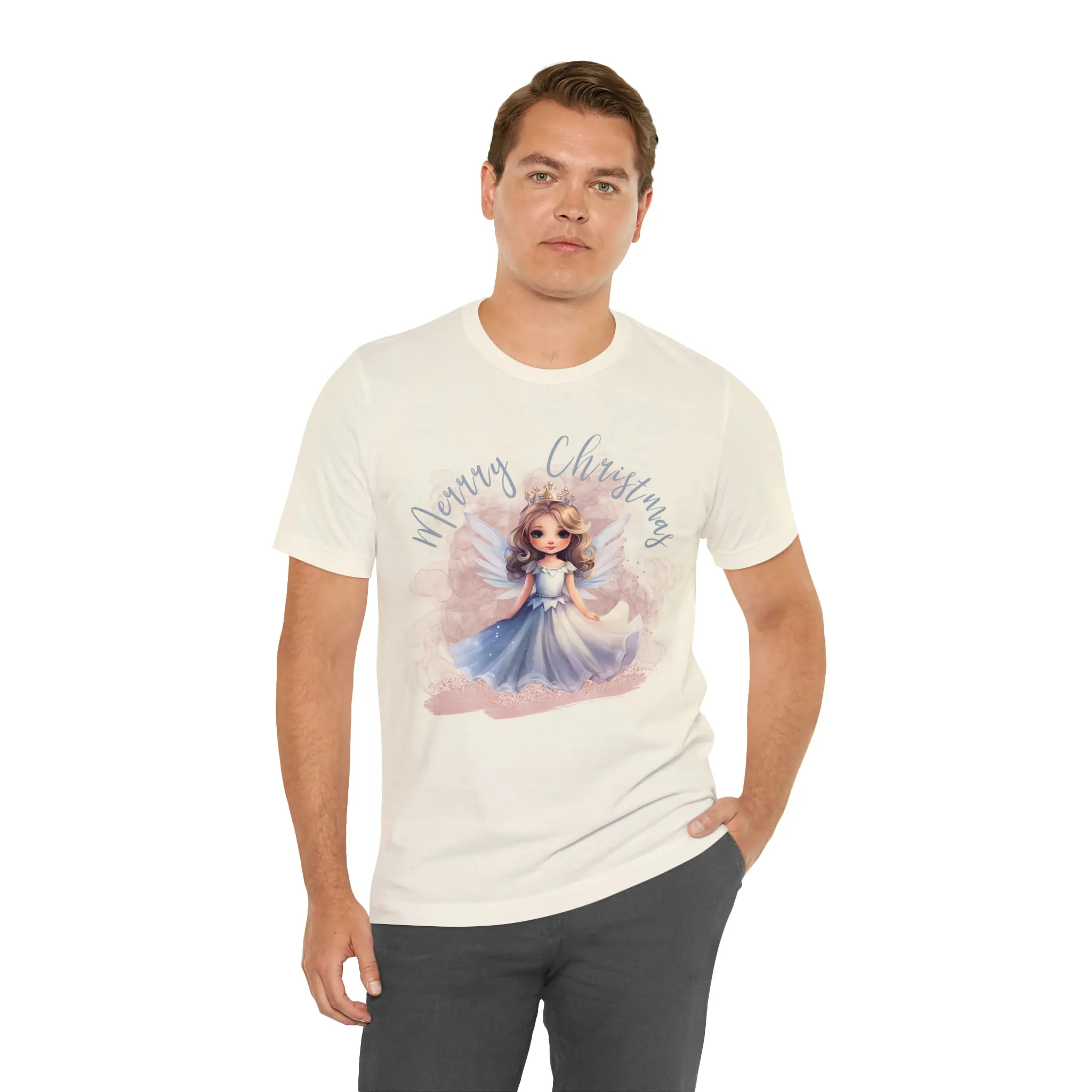 Unisex Jersey Short Sleeve Tee Christmas, Women's Fairy T-shirt A-0011