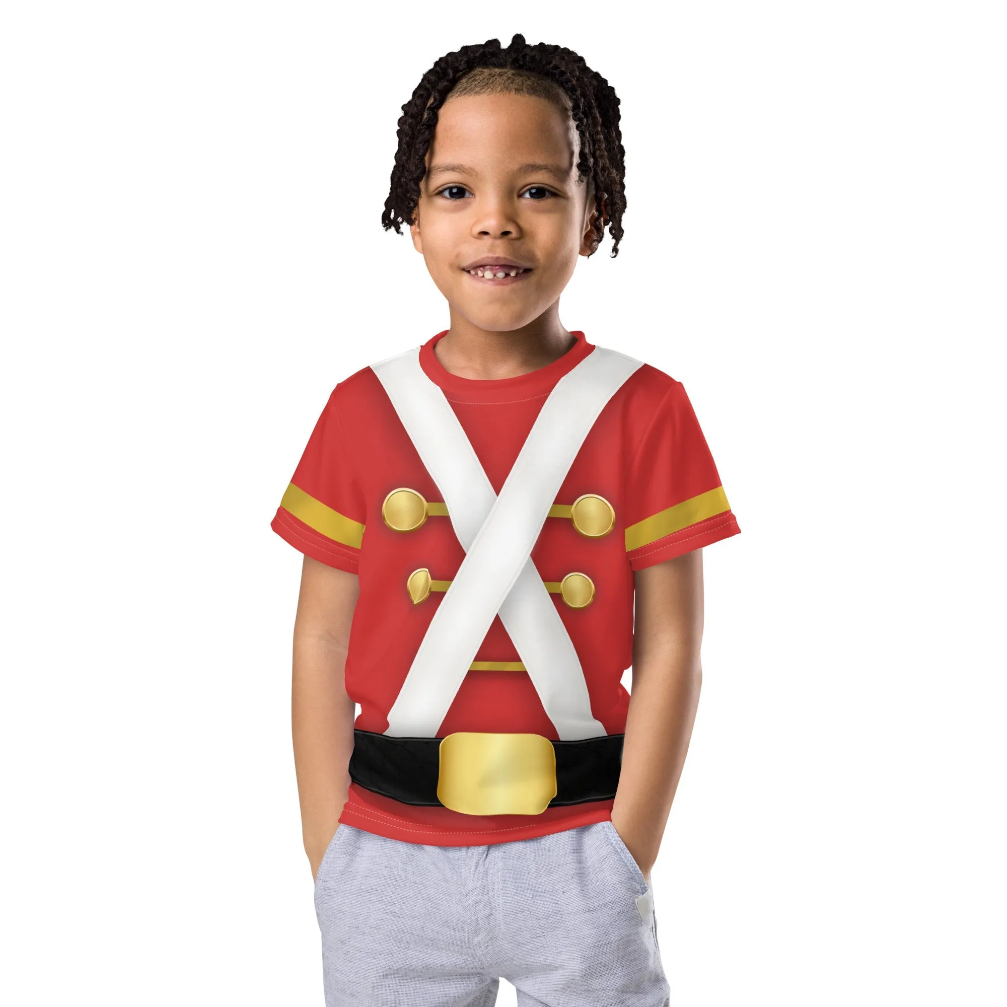 Very Merry Toy Soldier Kids crew neck t-shirt